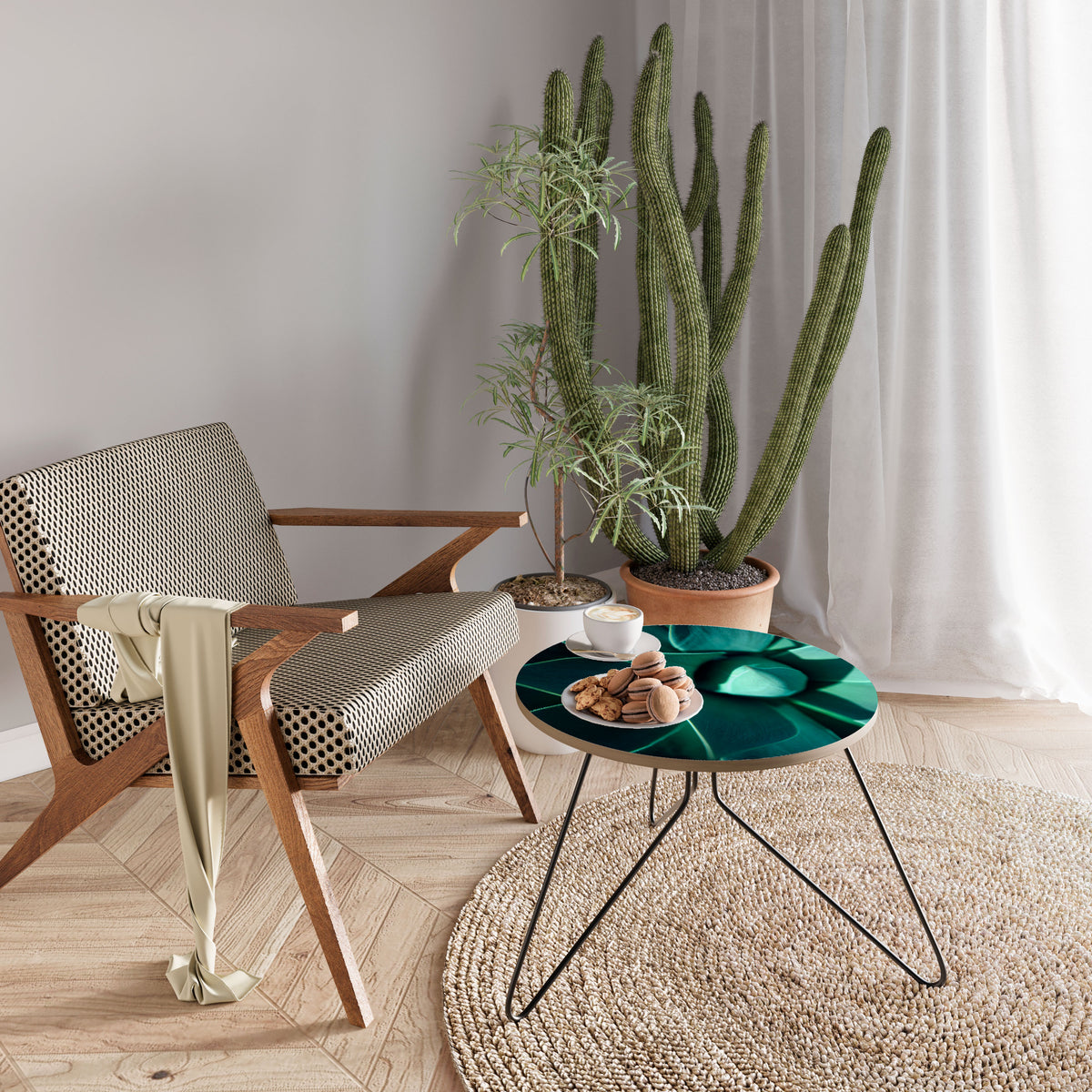 MYSTICAL GREEN WHORL Coffee Table