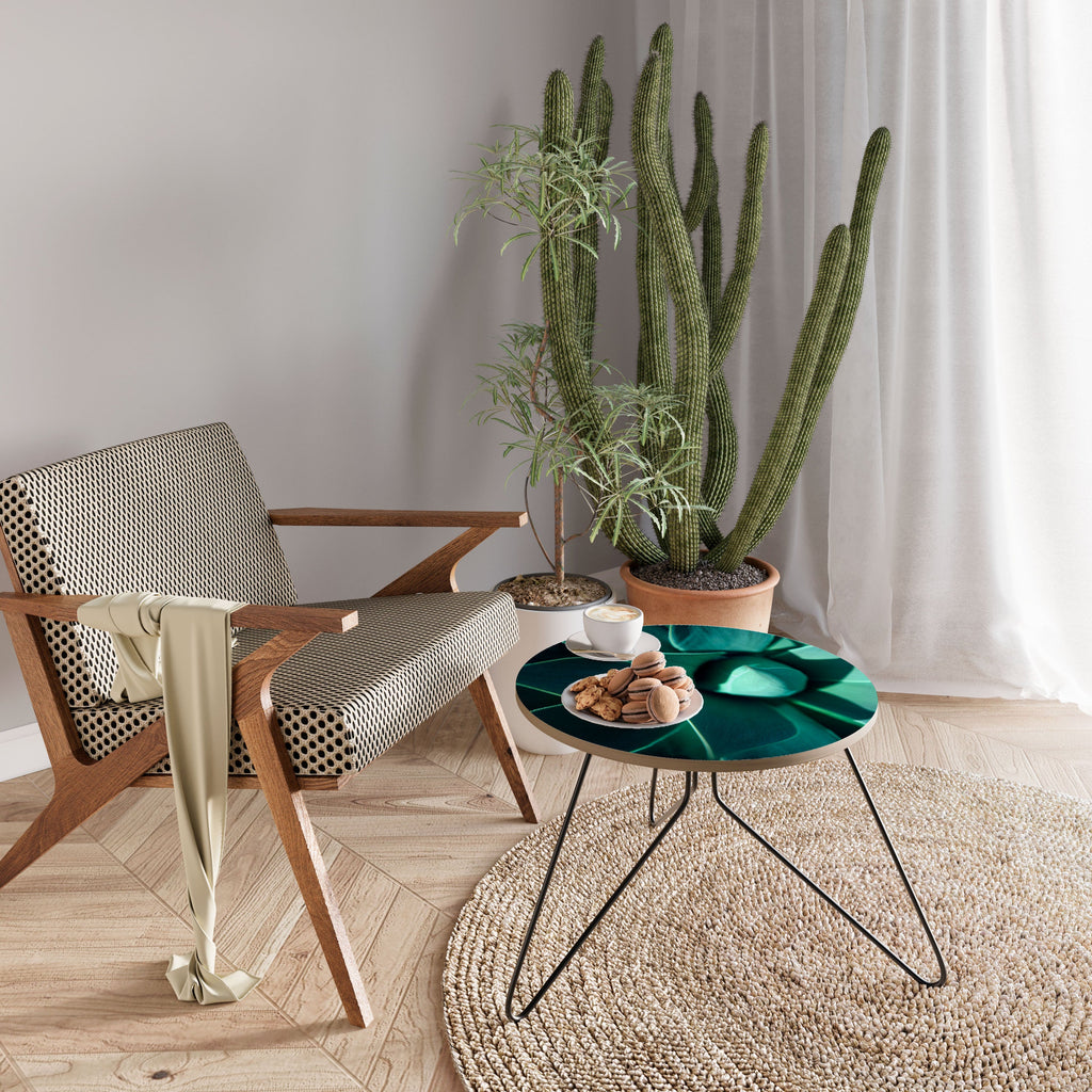 Table basse MYSTIQUE GREEN WHORL 60