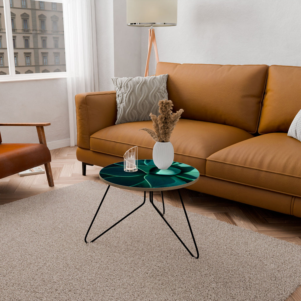 Table basse MYSTIQUE GREEN WHORL 60