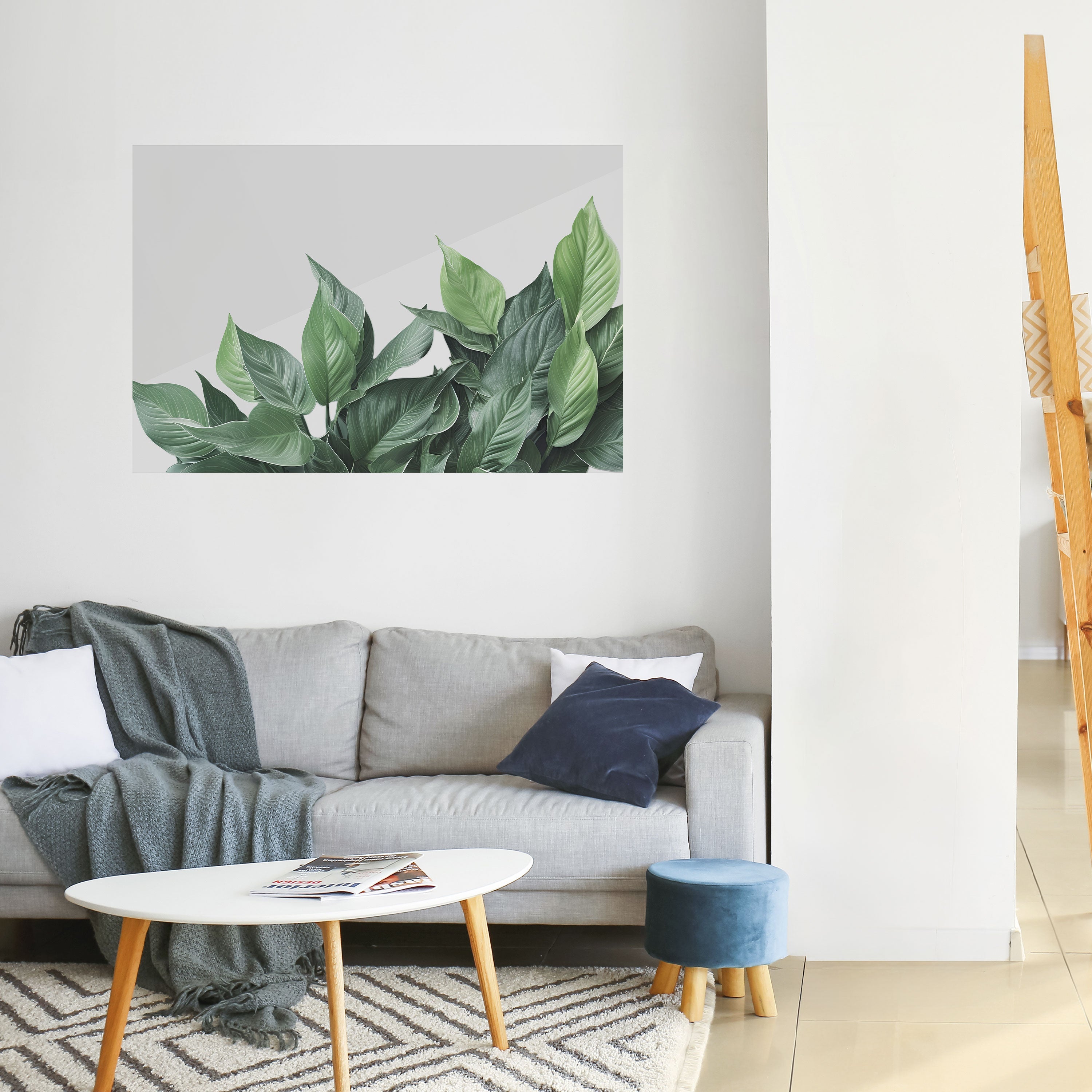 Affiche horizontale autocollante « LUSH LEAFY WHIMSY »