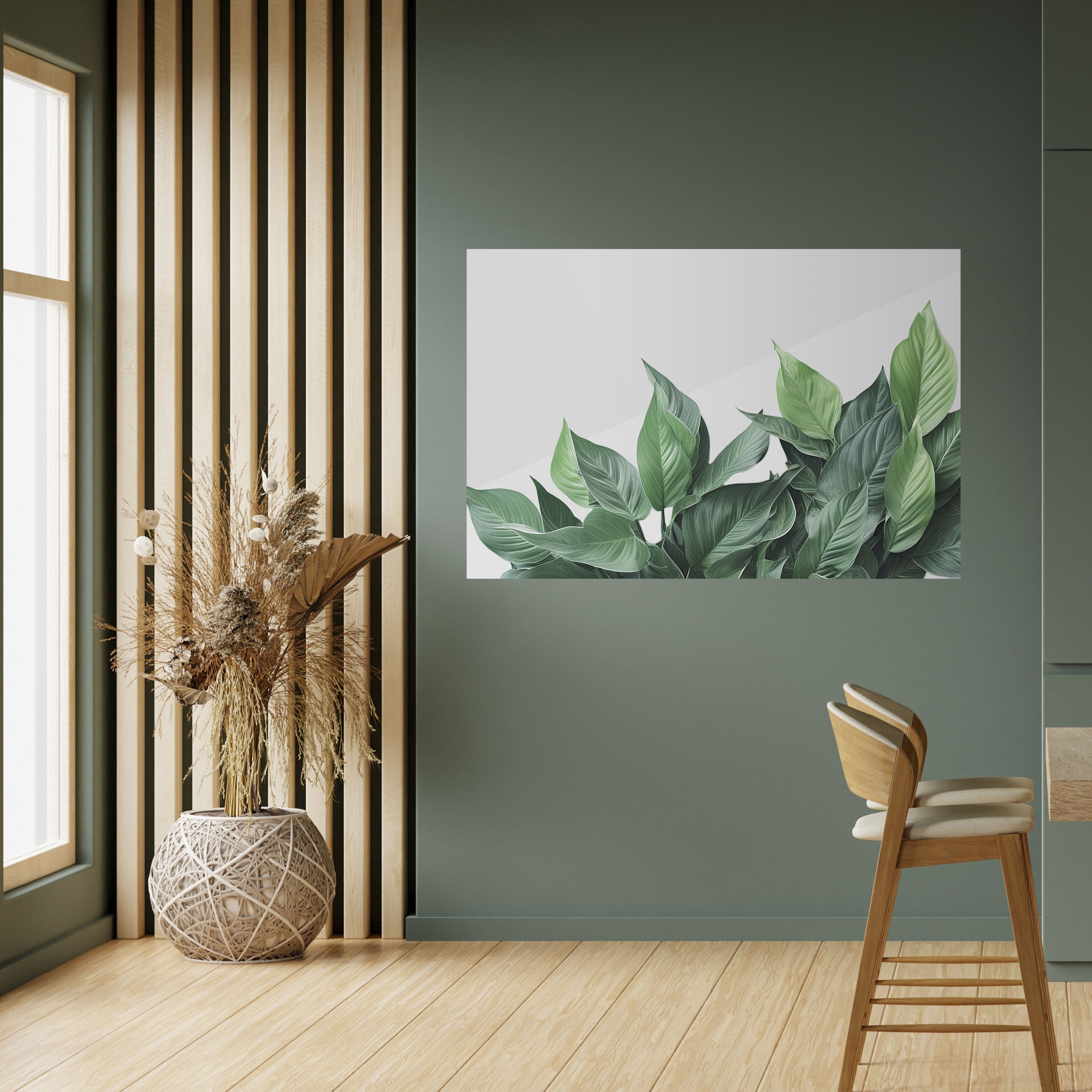 Affiche horizontale autocollante « LUSH LEAFY WHIMSY »