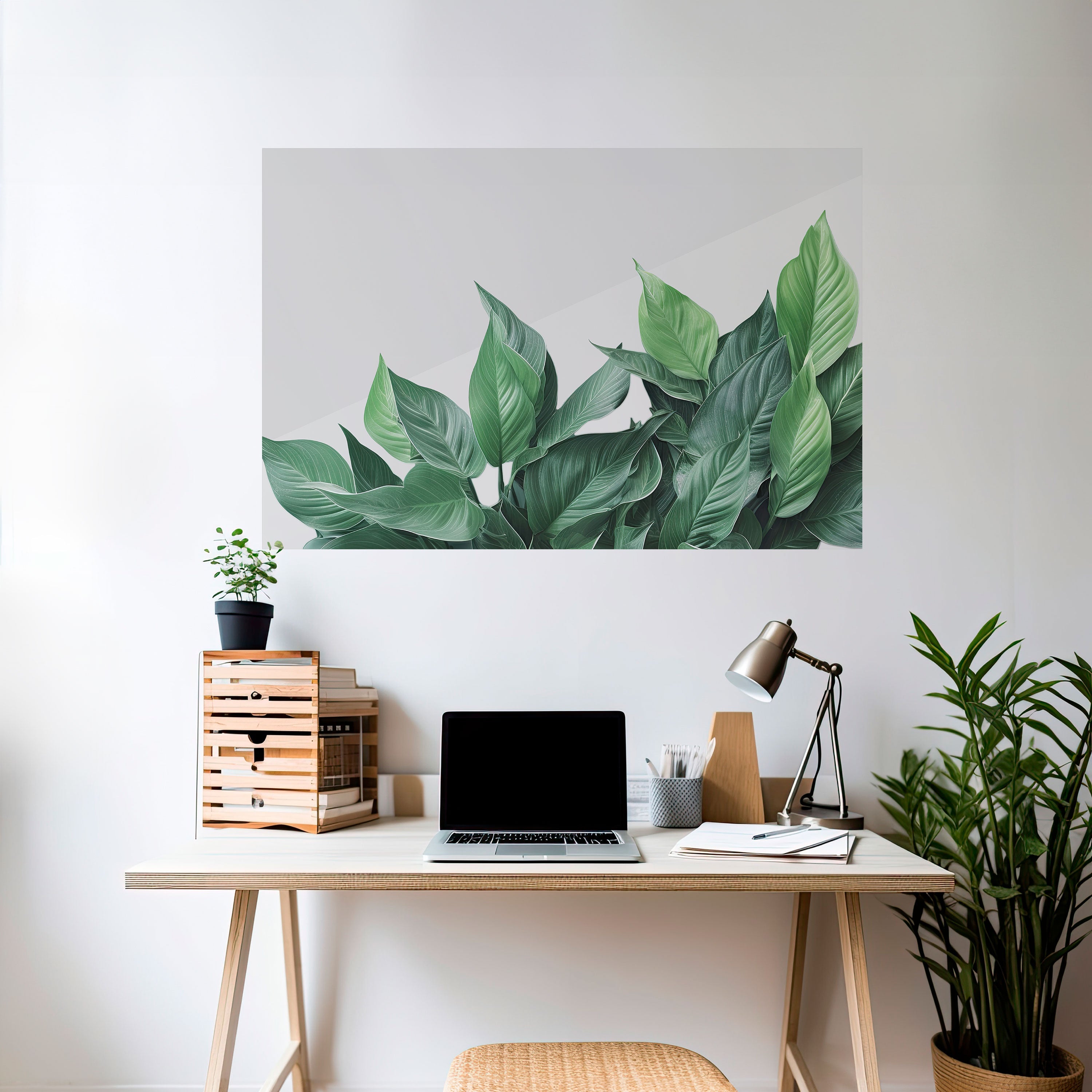 Affiche horizontale autocollante « LUSH LEAFY WHIMSY »