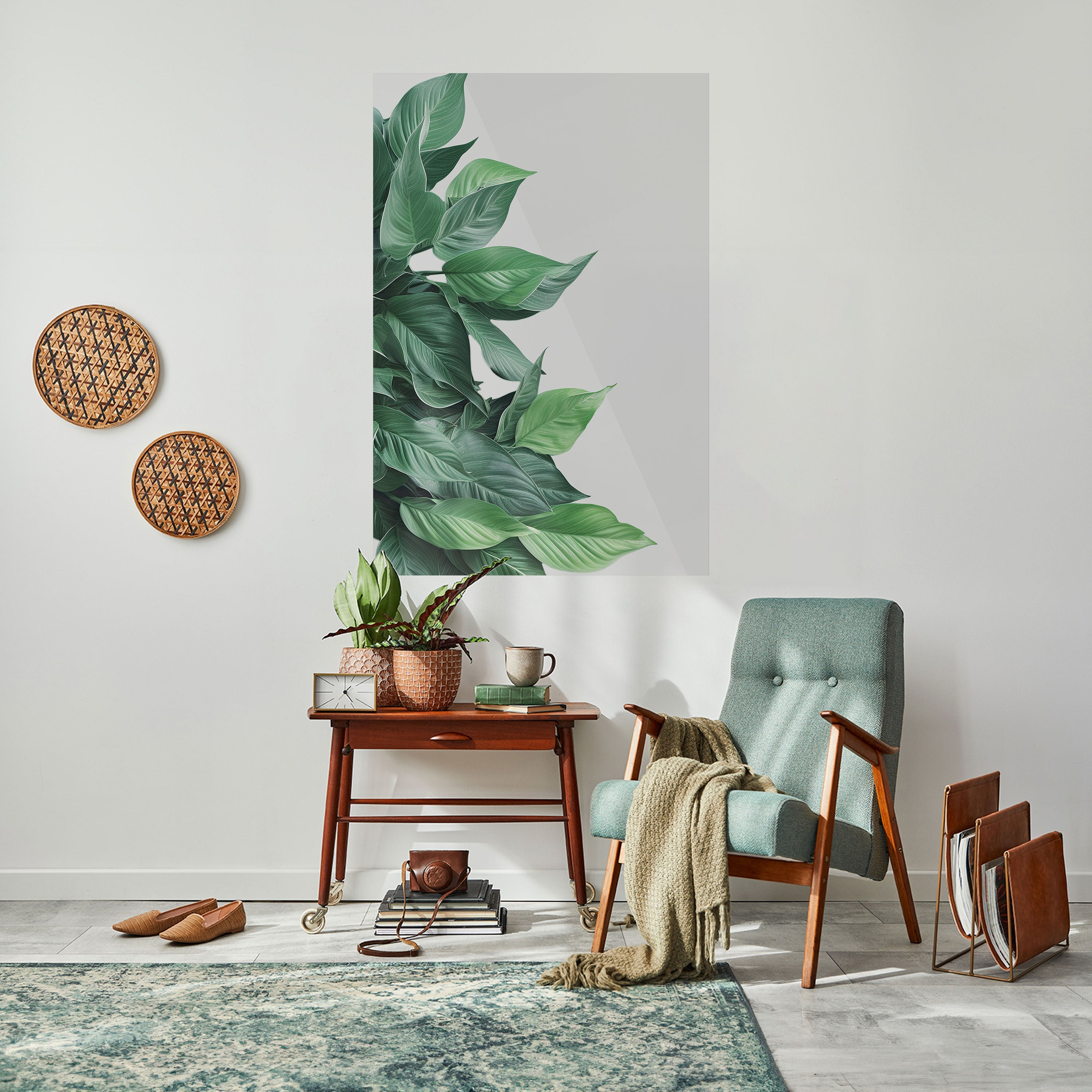 Affiche verticale autocollante « LUSH LEAFY WHIMSY »