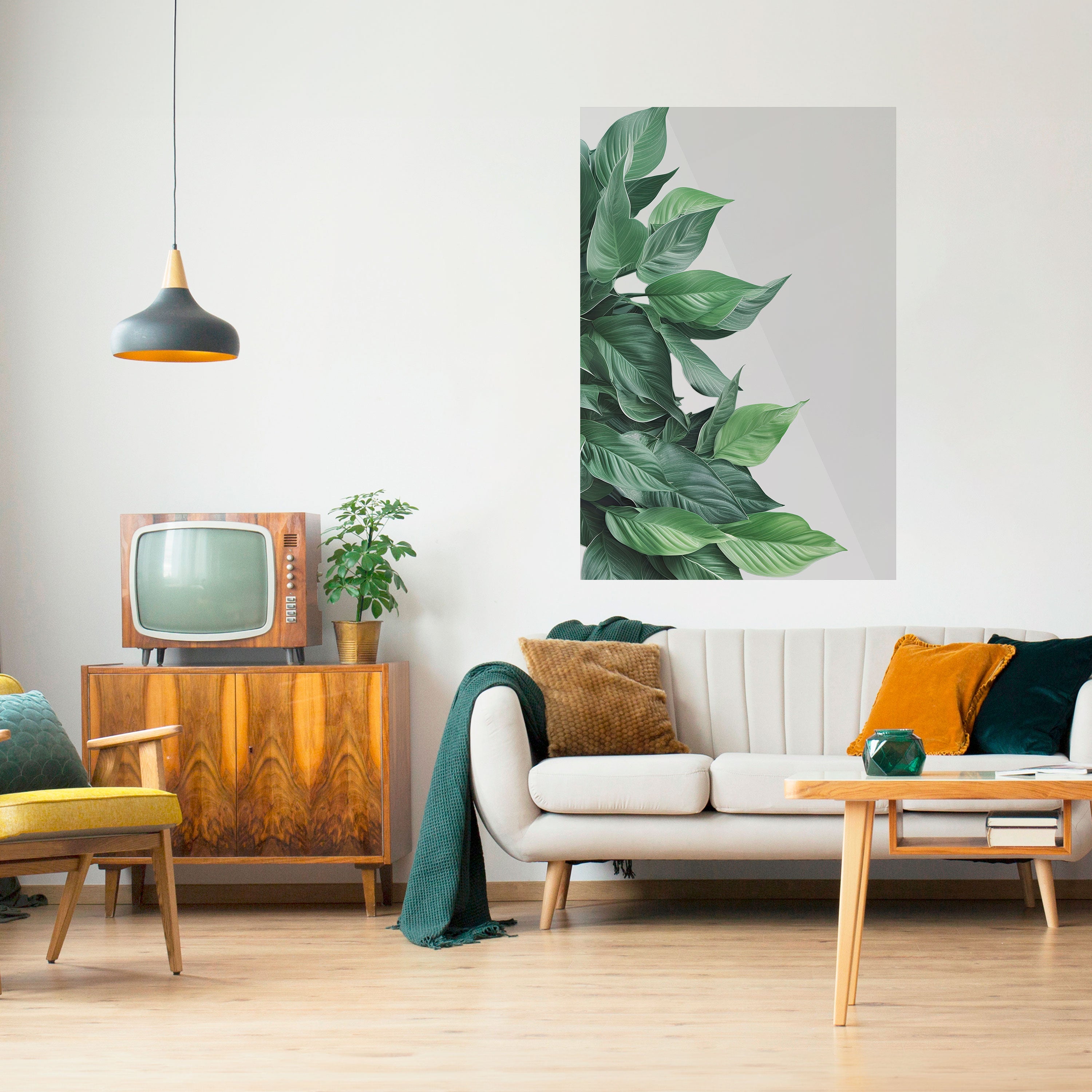 Affiche verticale autocollante « LUSH LEAFY WHIMSY »