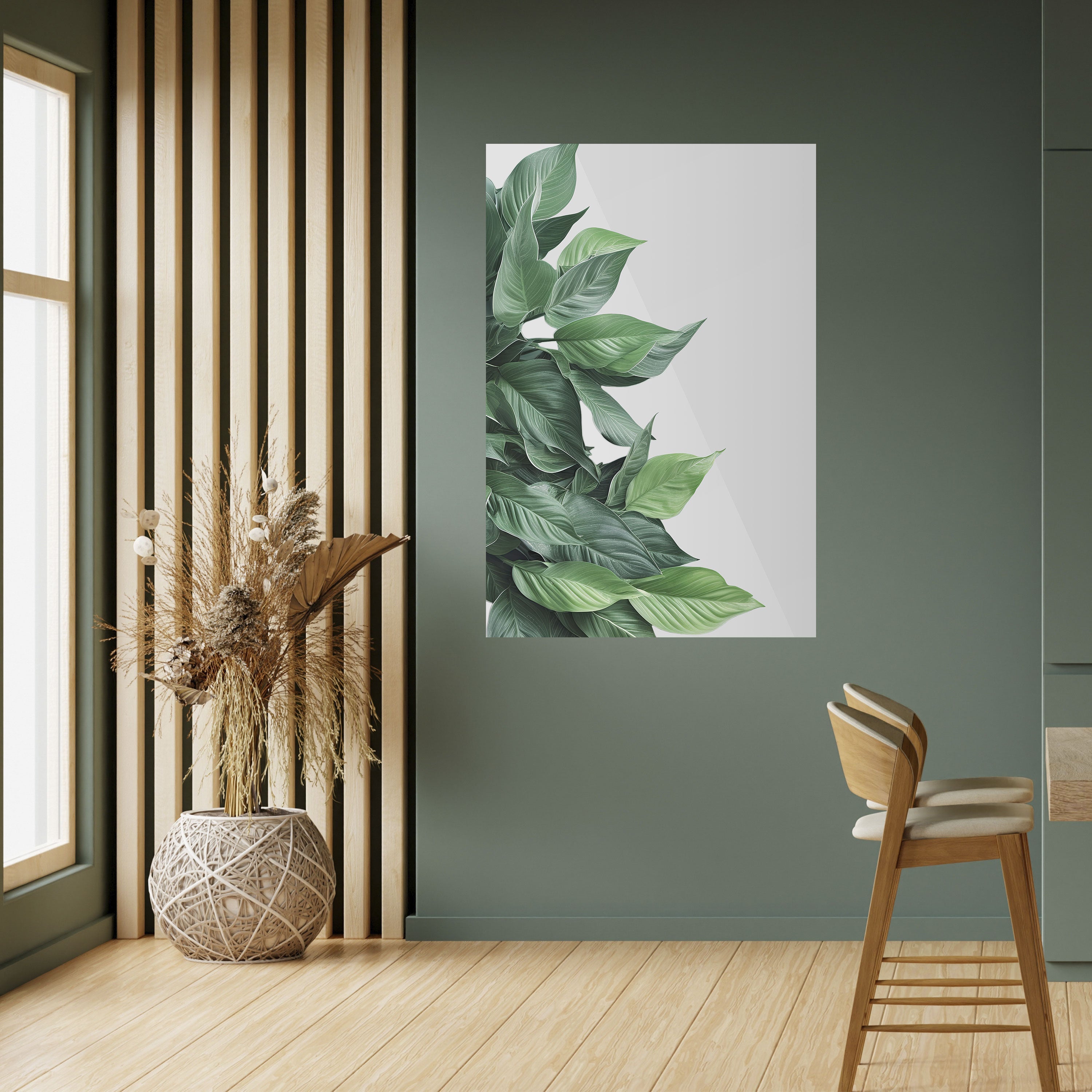 Affiche verticale autocollante « LUSH LEAFY WHIMSY »