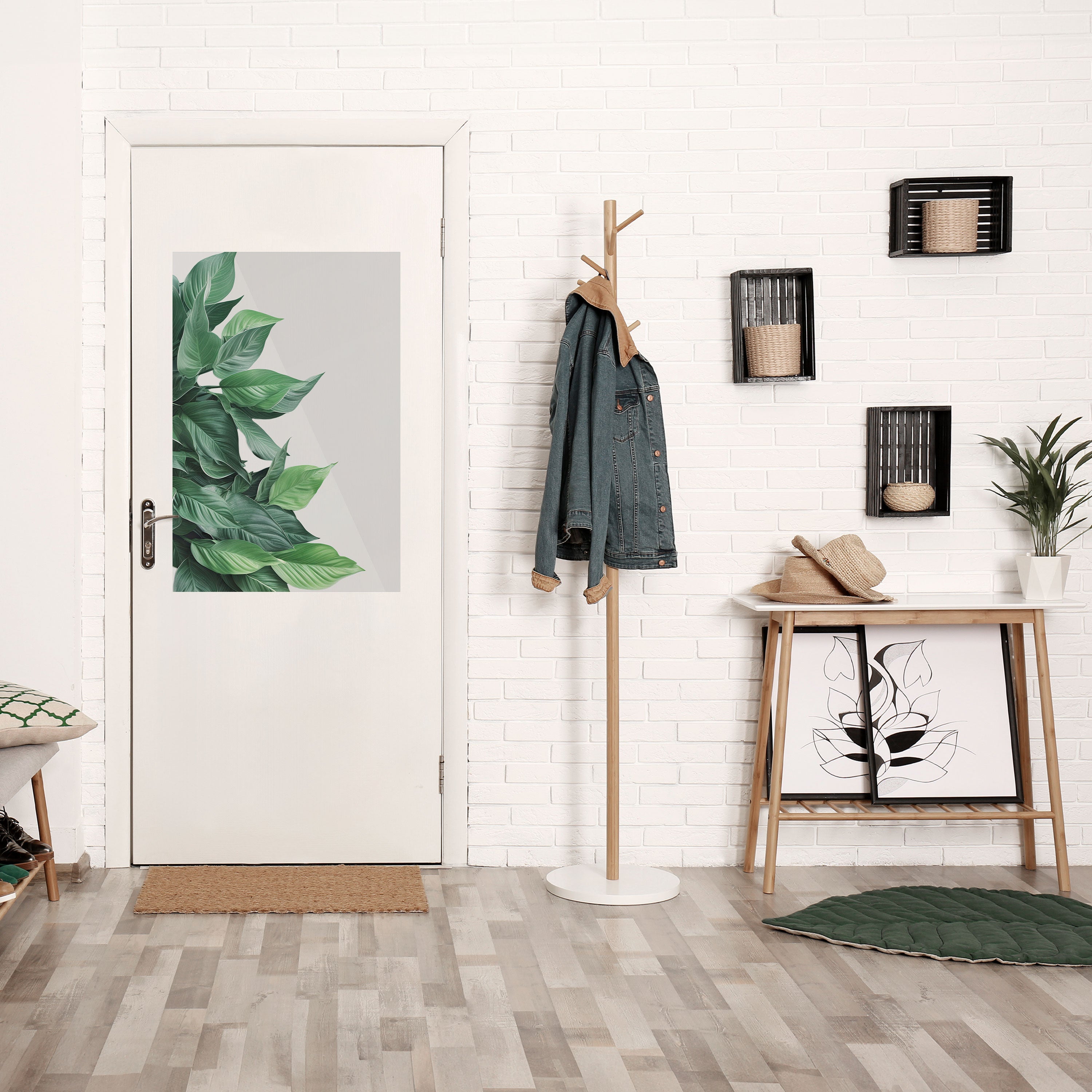 Affiche verticale autocollante « LUSH LEAFY WHIMSY »