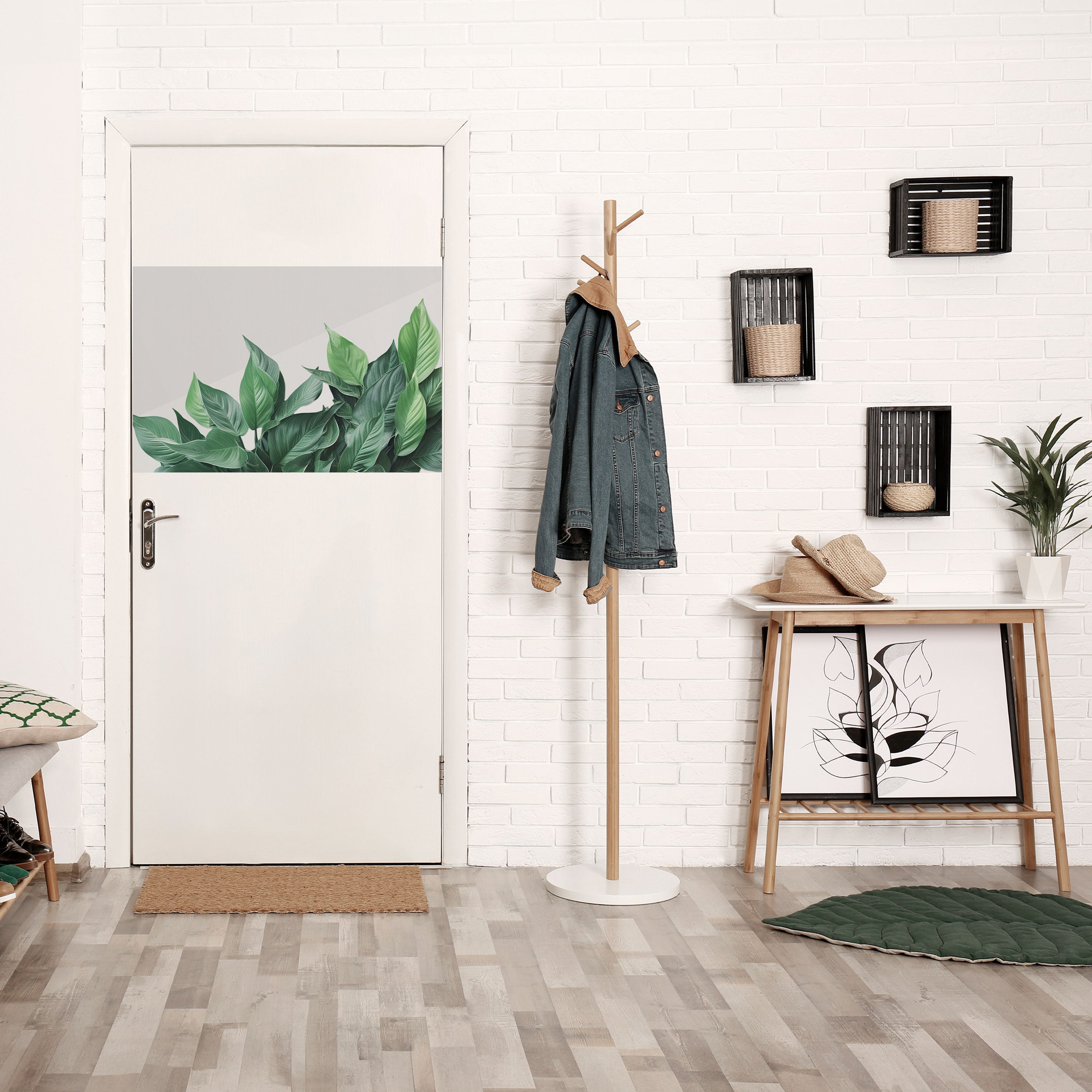 Affiche horizontale autocollante « LUSH LEAFY WHIMSY »