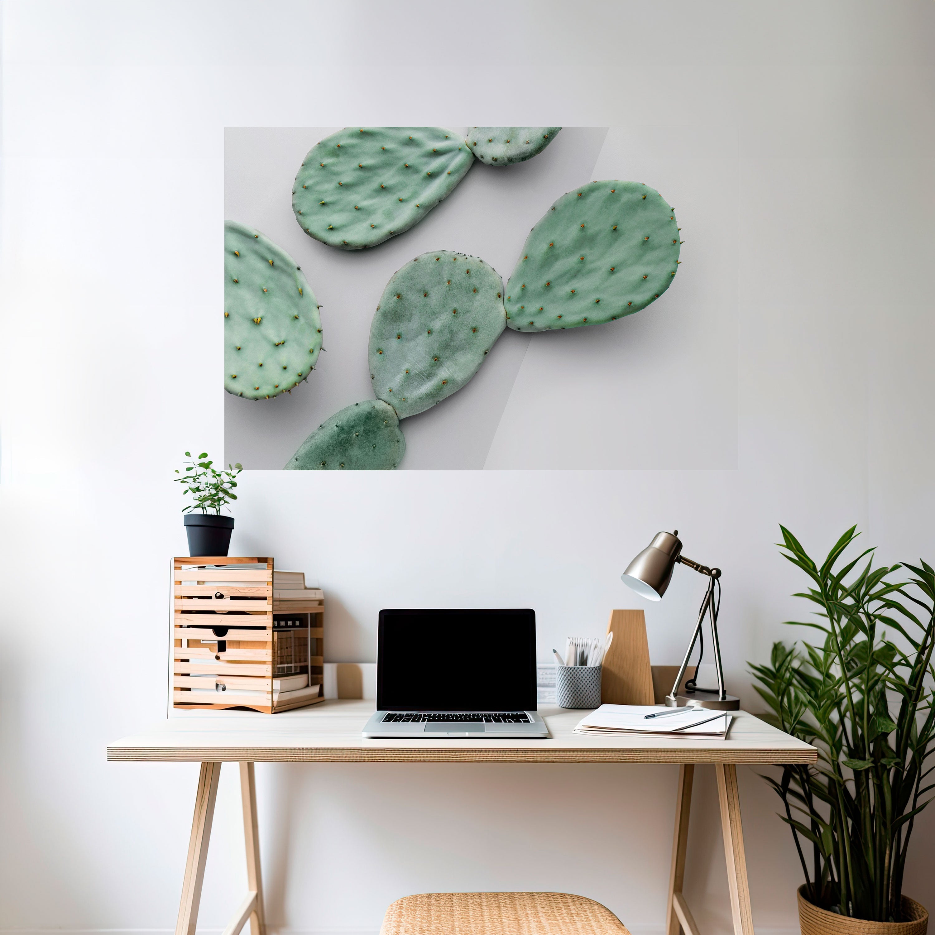 Affiche horizontale autocollante « CACTUS DREAMSCAPE »