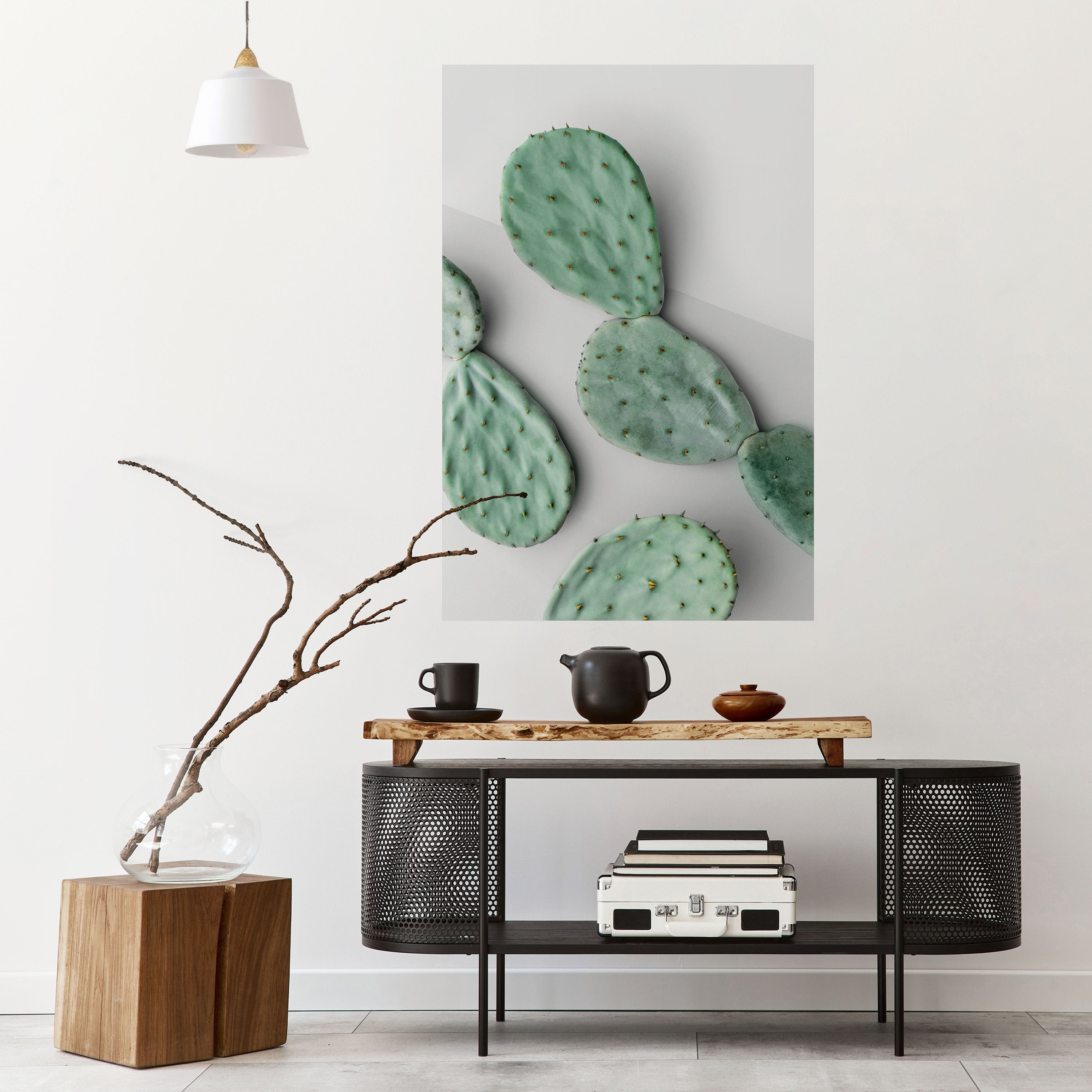 Affiche verticale autocollante « CACTUS DREAMSCAPE »