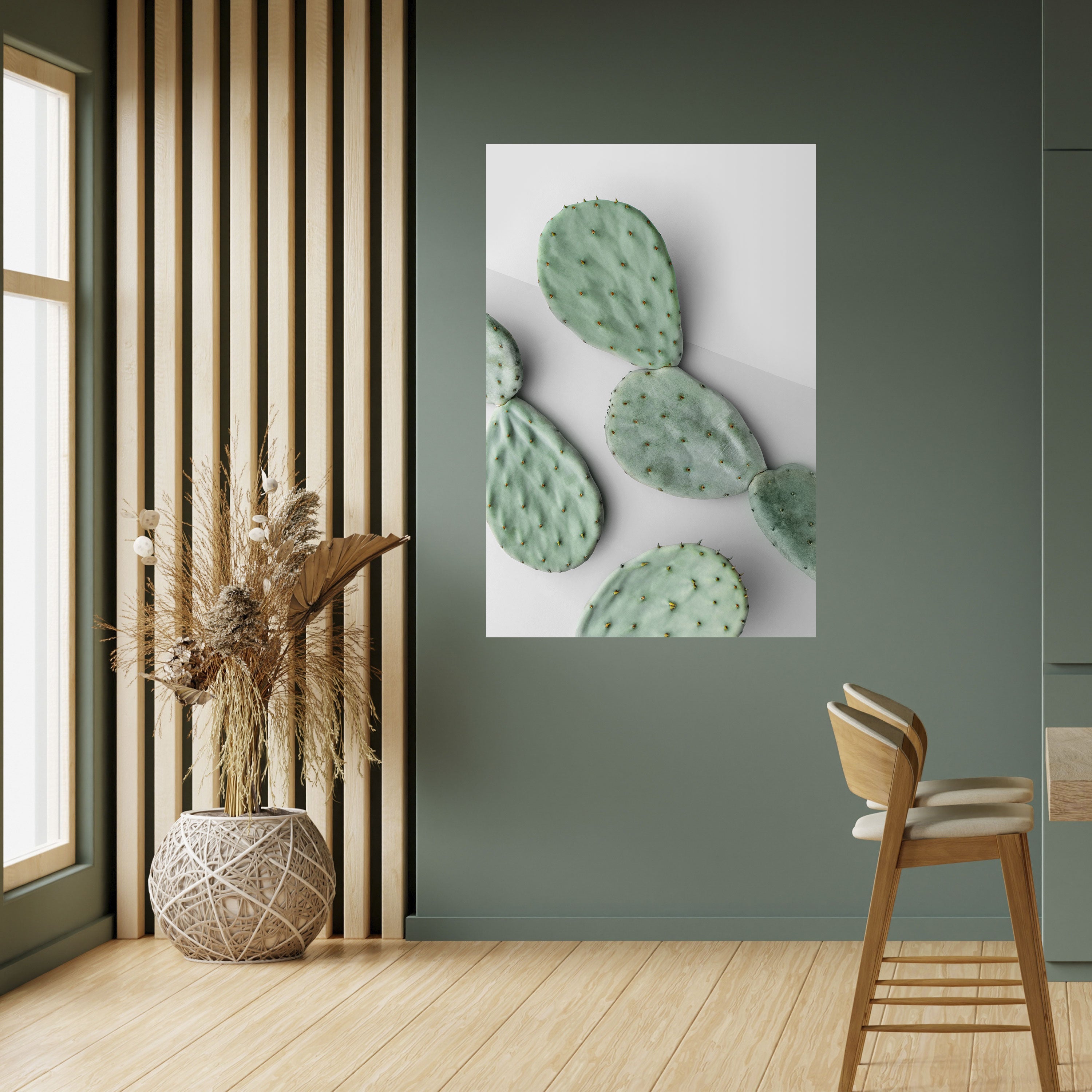 Affiche verticale autocollante « CACTUS DREAMSCAPE »