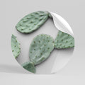 CACTUS DREAMSCAPE Peel and Stick Round Sticker