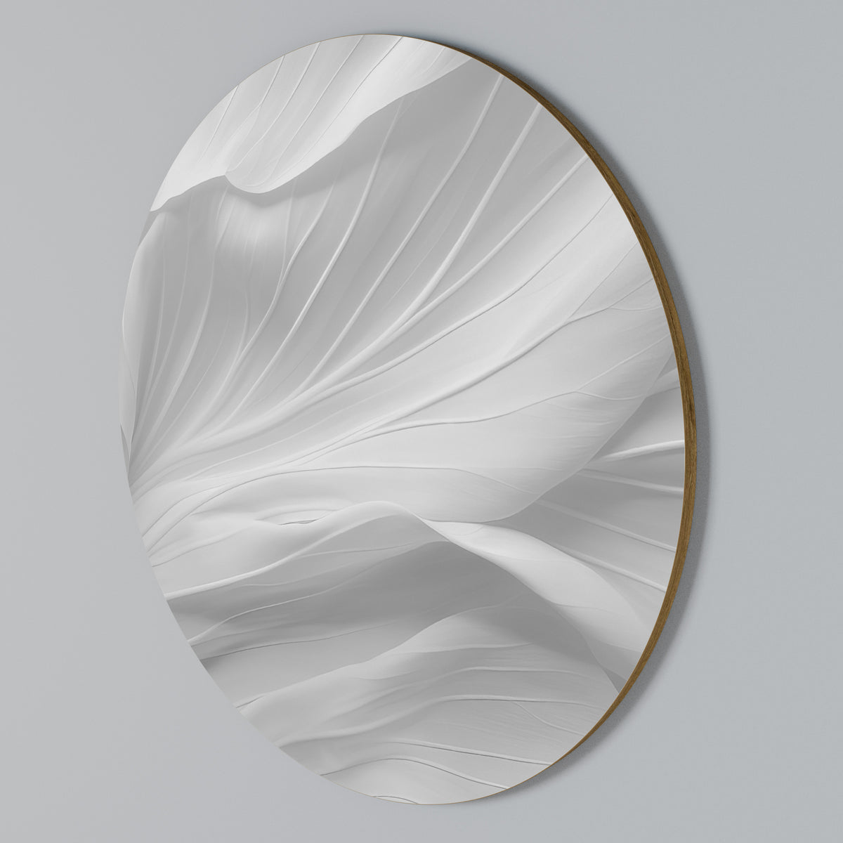 SILKEN SERENITY Round Wall Art