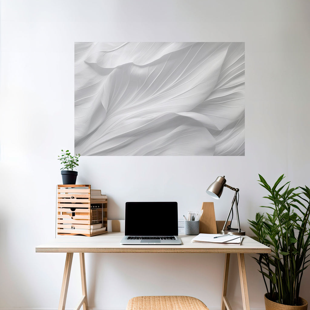 SILKEN SERENITY Peel and Stick Horizontal Poster