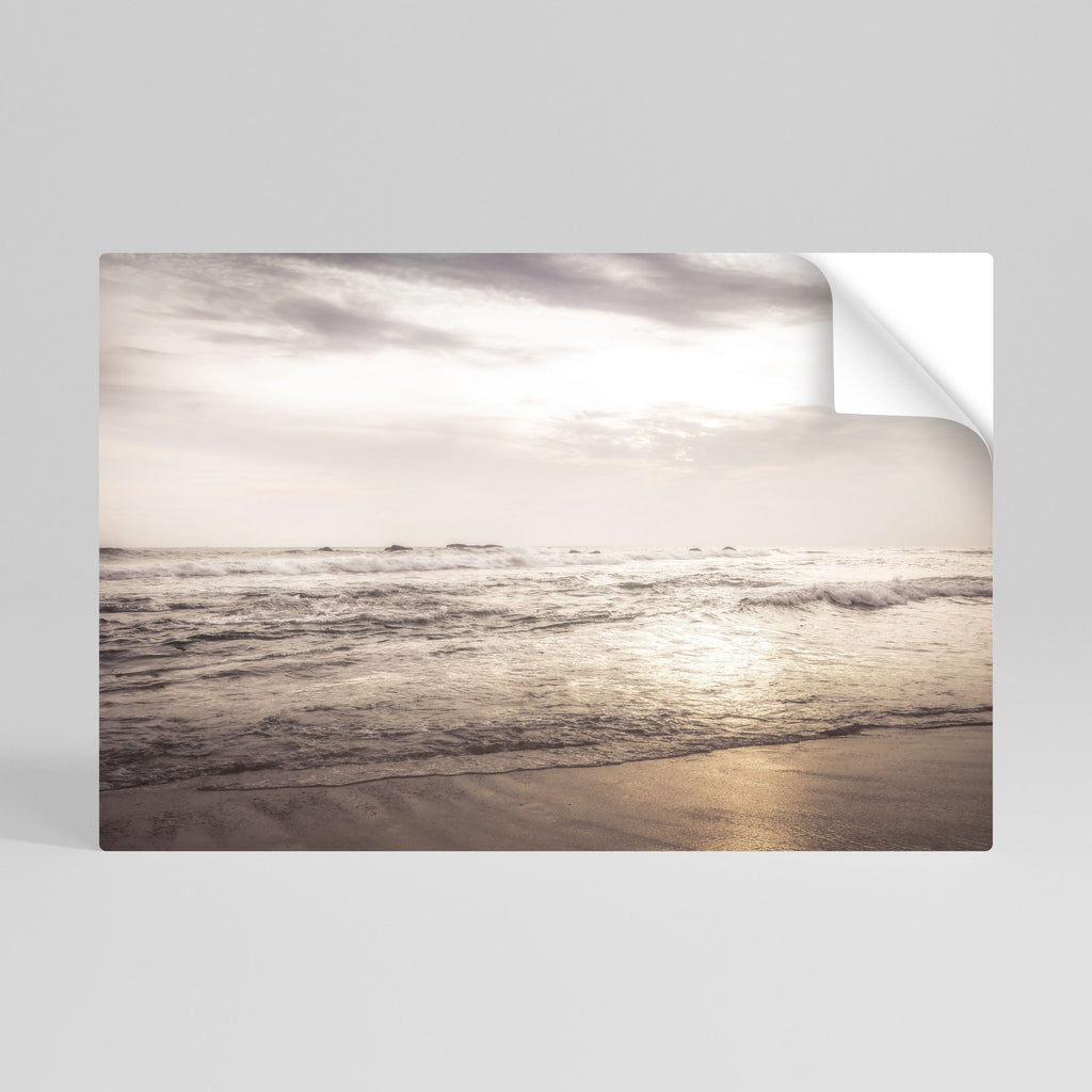 WHISPERS OF THE OCEAN Peel and Stick Horizontal Poster