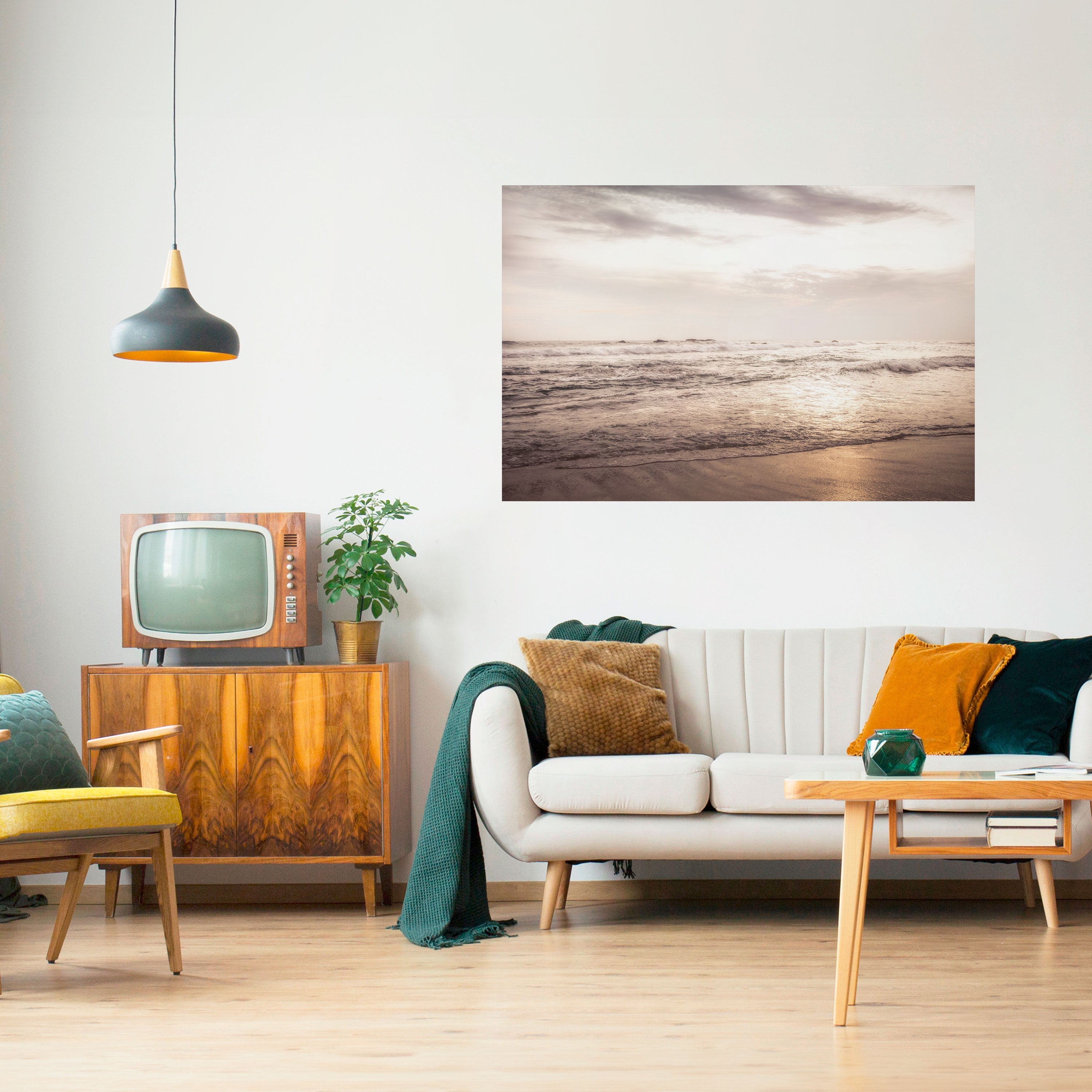 Affiche horizontale autocollante WHISPERS OF THE OCEAN