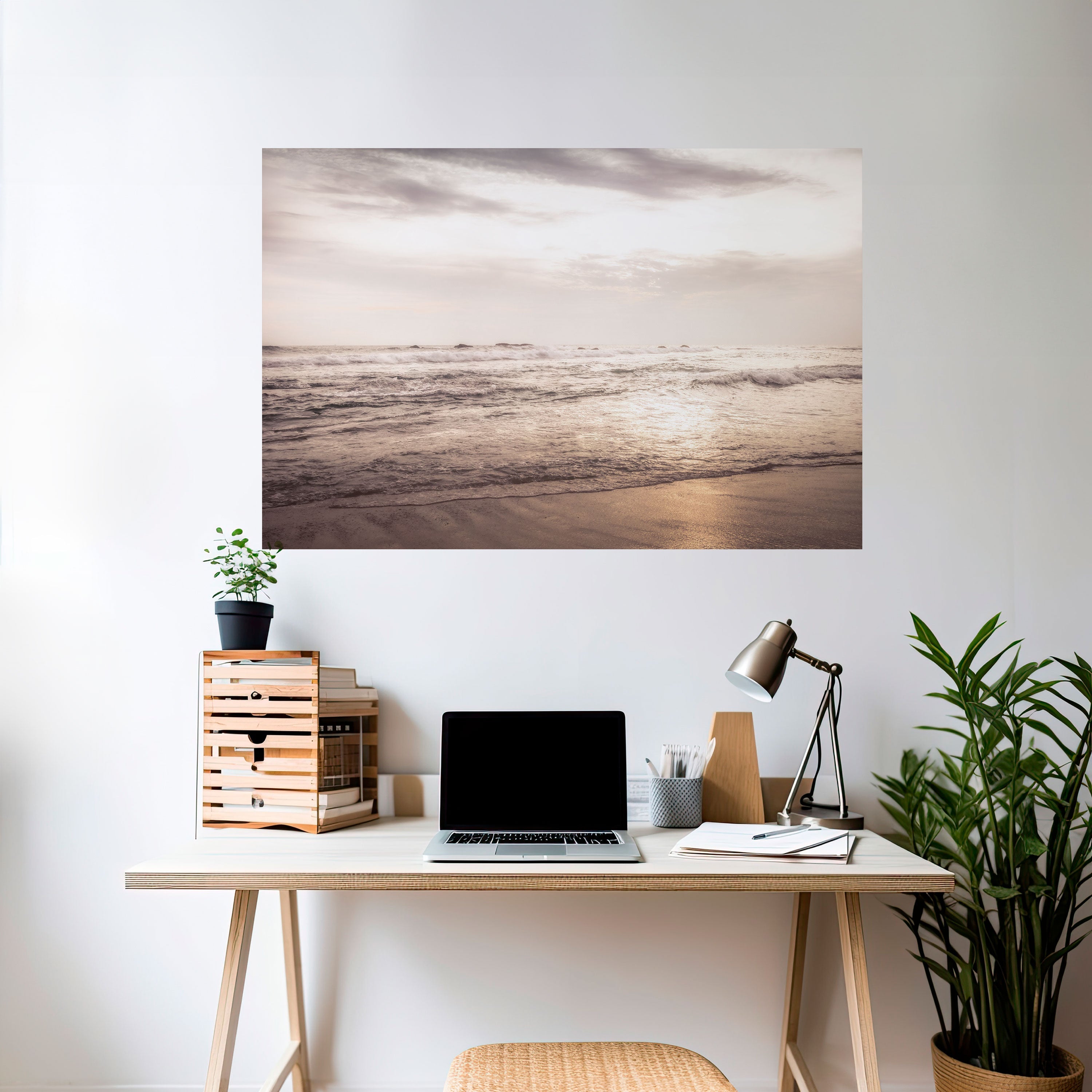 Affiche horizontale autocollante WHISPERS OF THE OCEAN