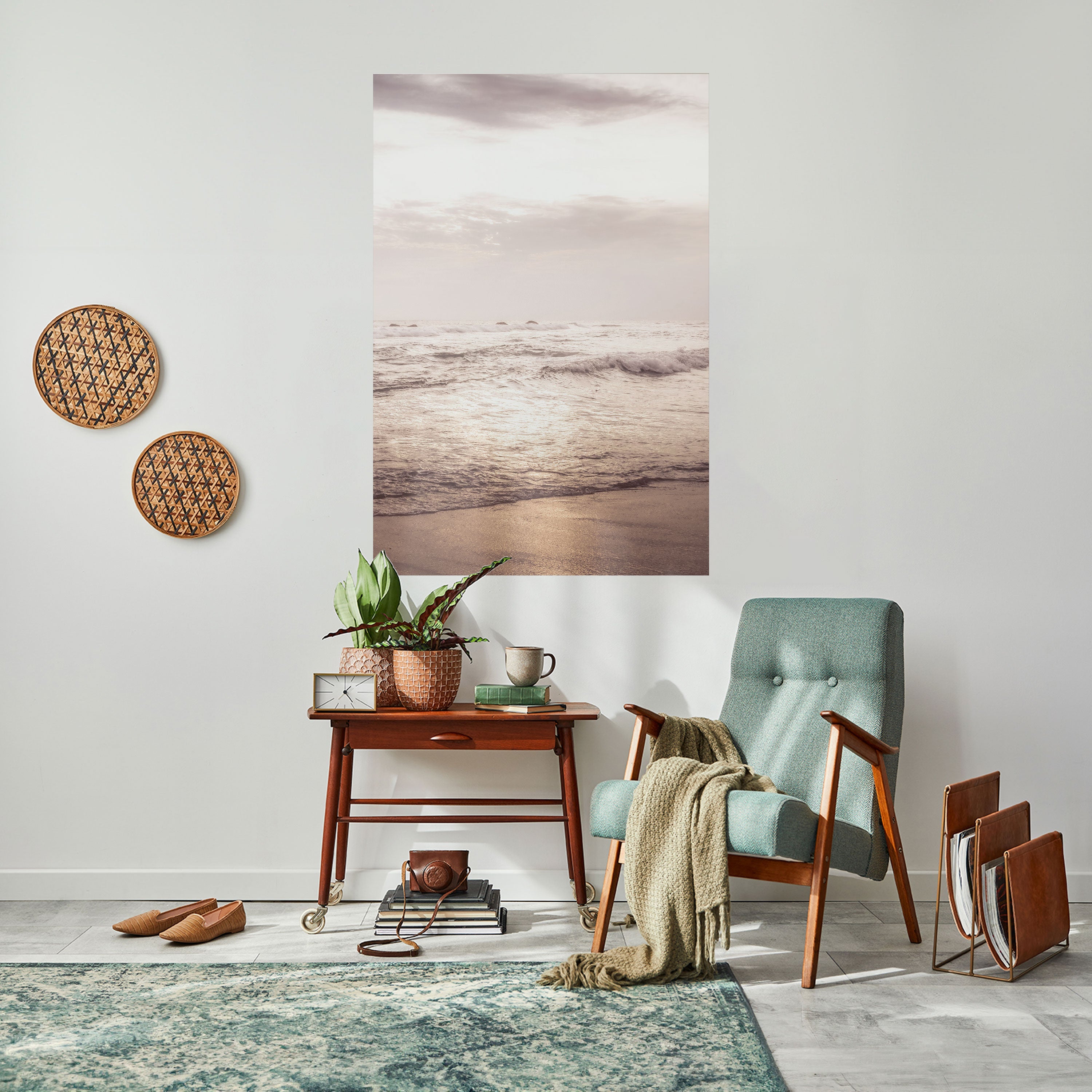 Affiche verticale autocollante WHISPERS OF THE OCEAN