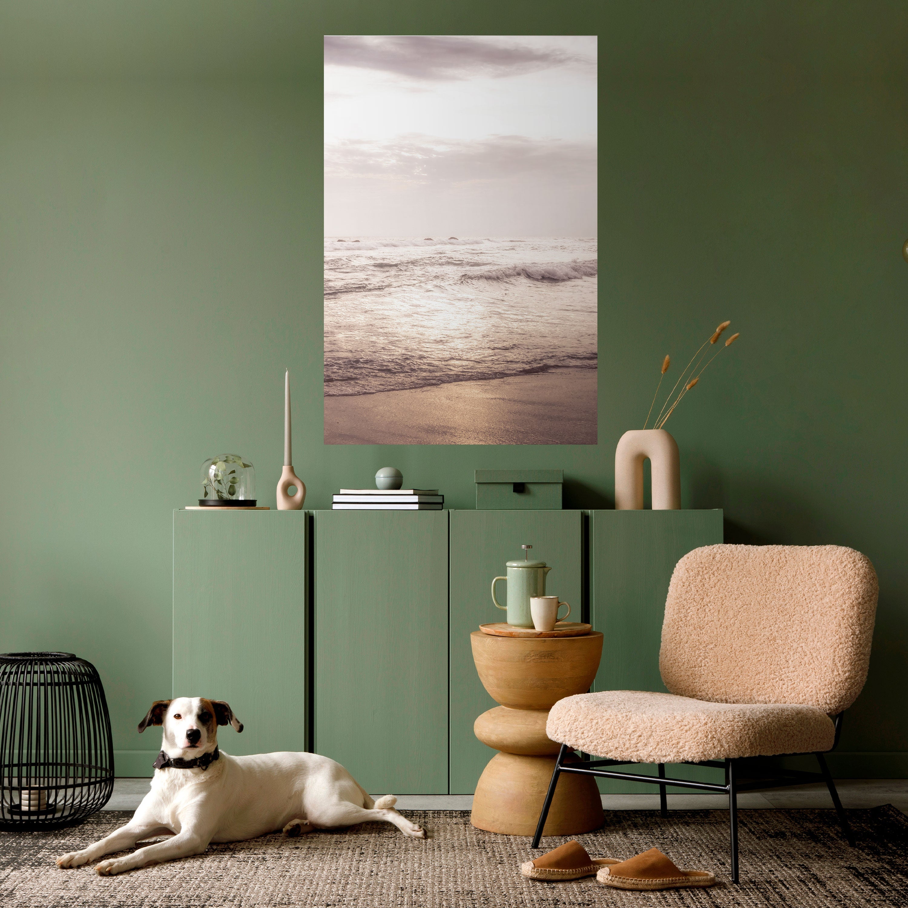 Affiche verticale autocollante WHISPERS OF THE OCEAN