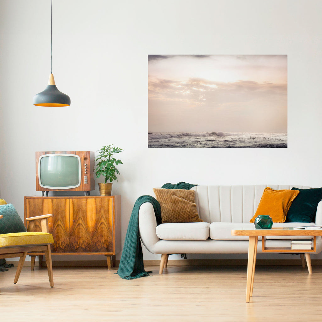 Affiche horizontale autocollante WHISPERS OF WAVE