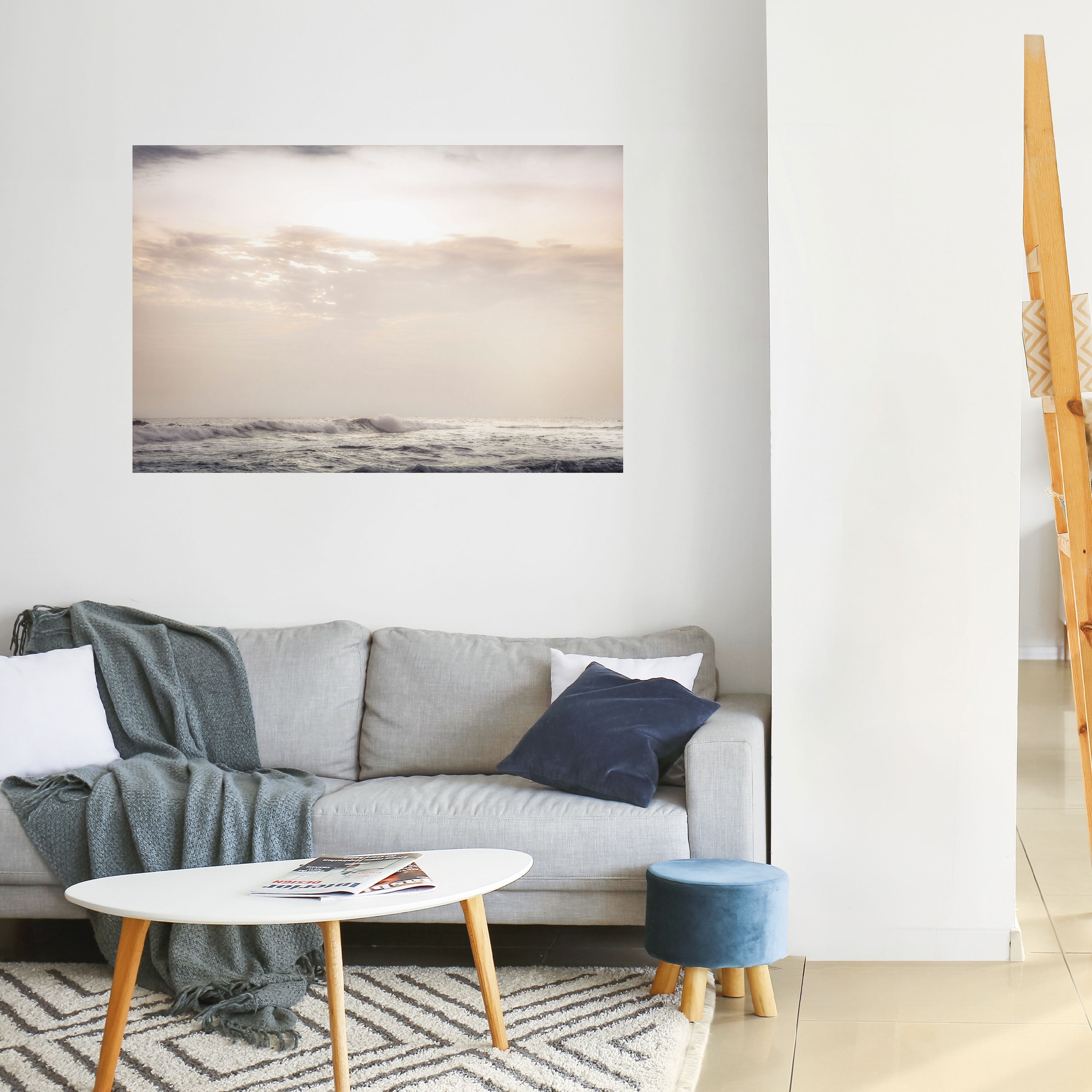 Affiche horizontale autocollante WHISPERS OF WAVE