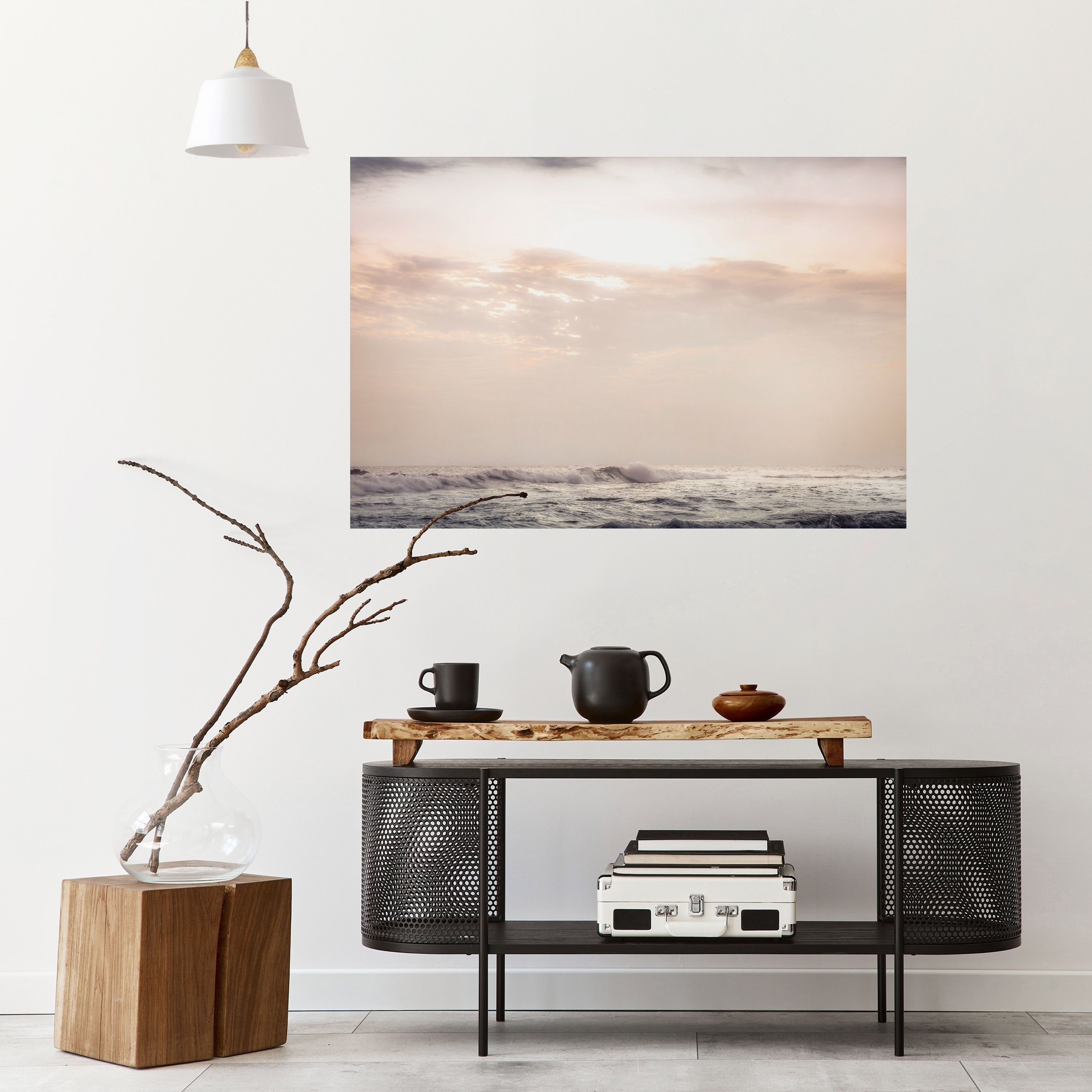 Affiche horizontale autocollante WHISPERS OF WAVE