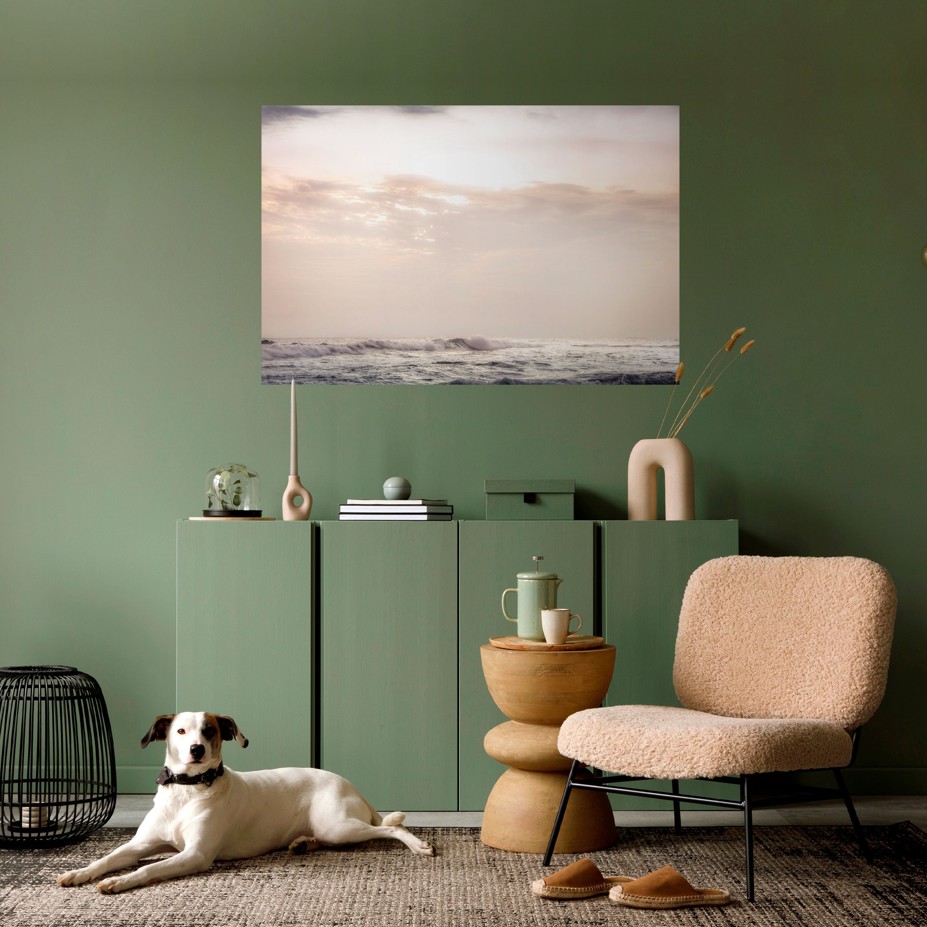 Affiche horizontale autocollante WHISPERS OF WAVE