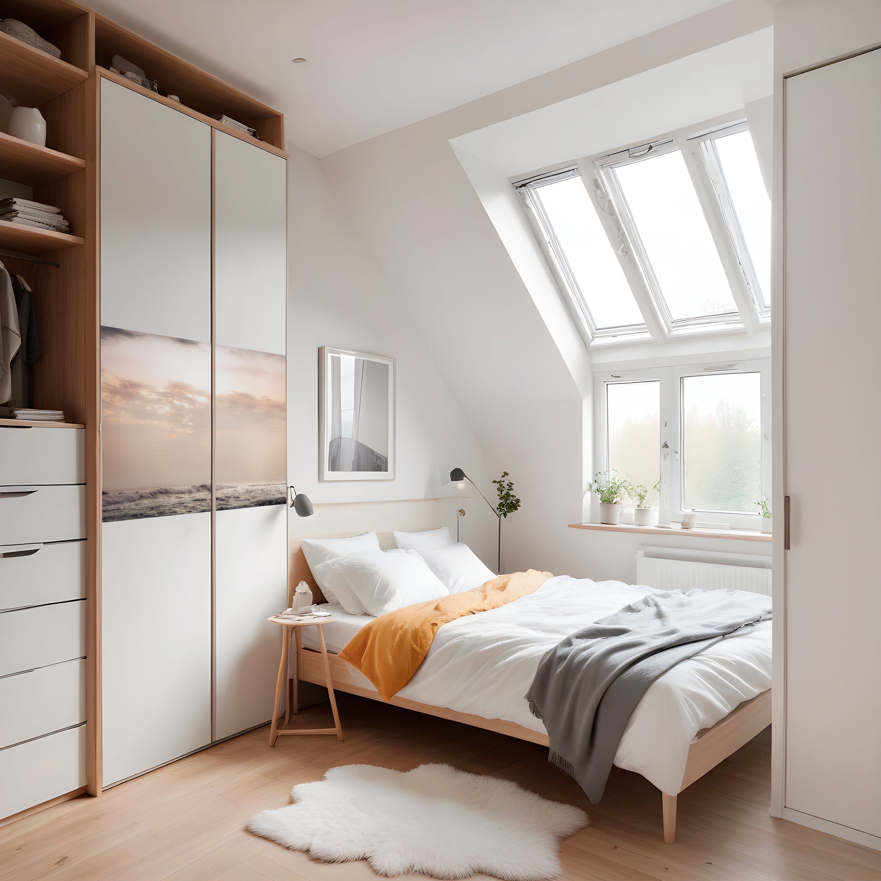 Affiche horizontale autocollante WHISPERS OF WAVE