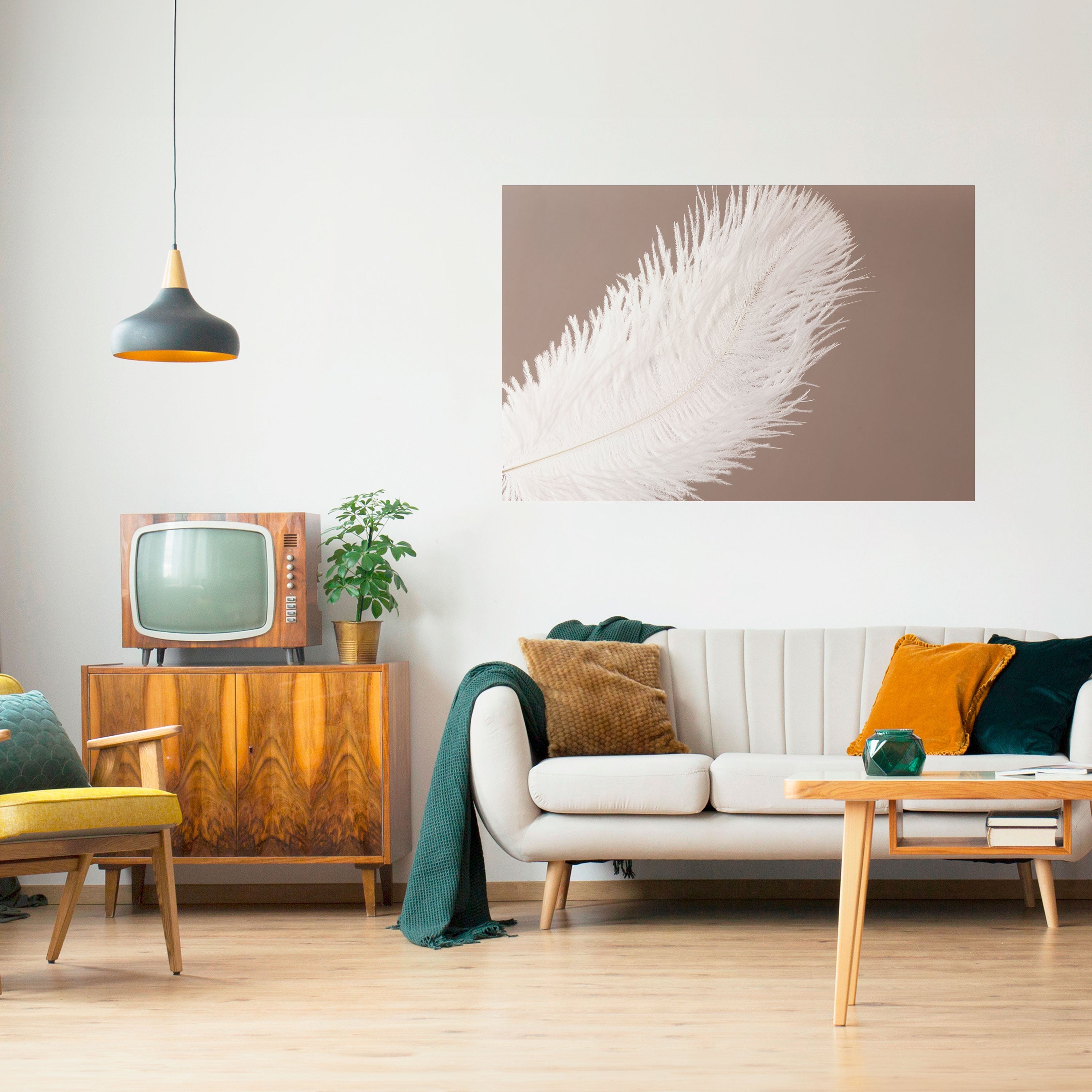 Affiche horizontale autocollante SOFT SERENITY