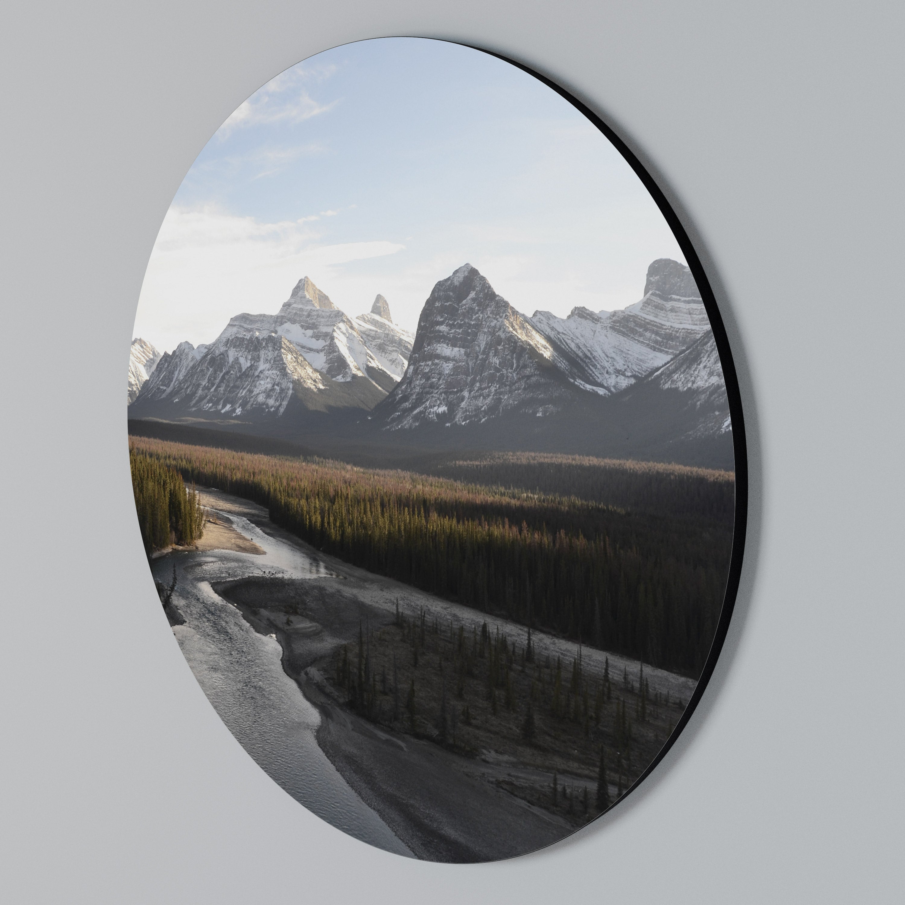 ECHOES OF NATURE'S SPLENDOR Round Wall Art