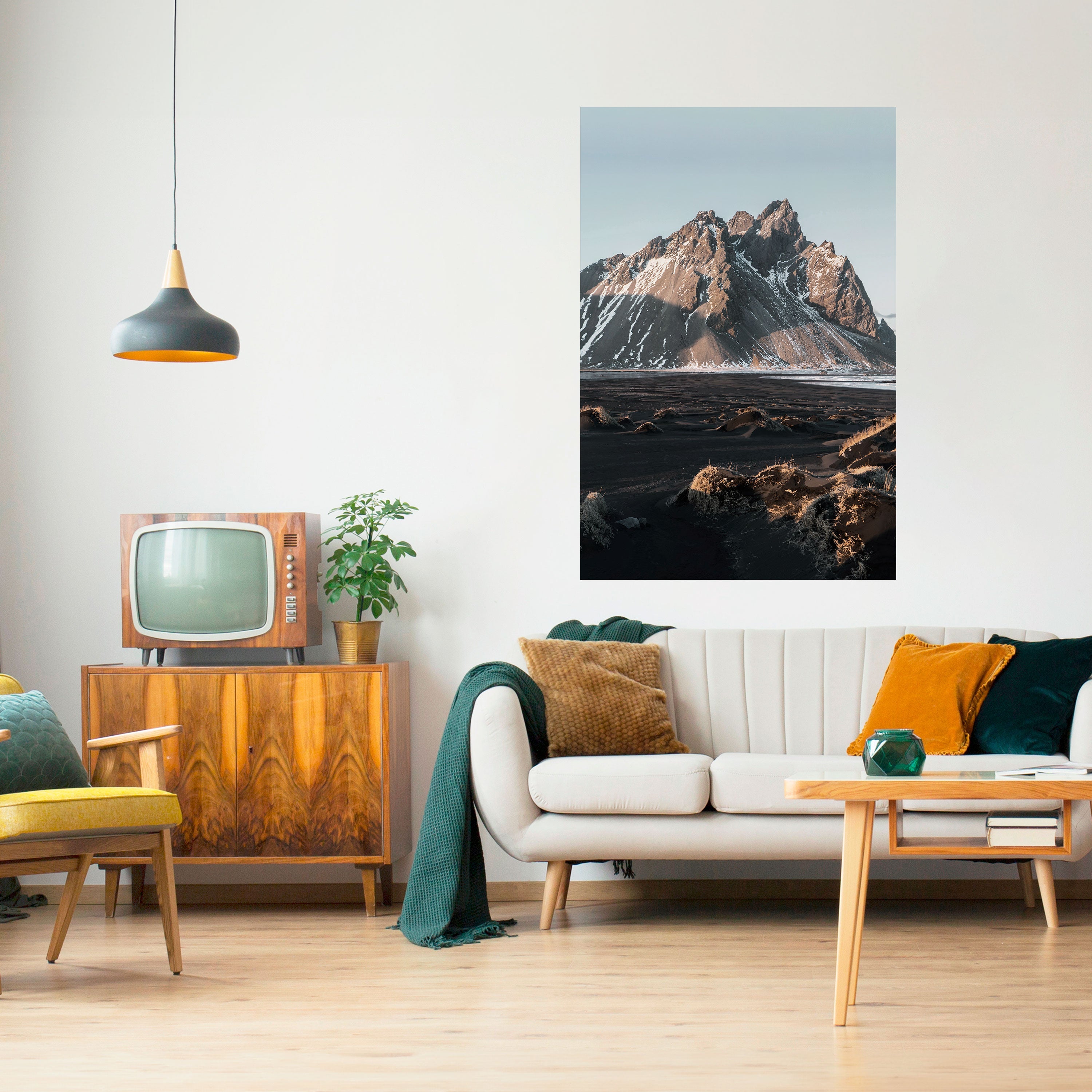 Affiche verticale autocollante ÉCHOS DE HAUTEURS INTEMPORELLES