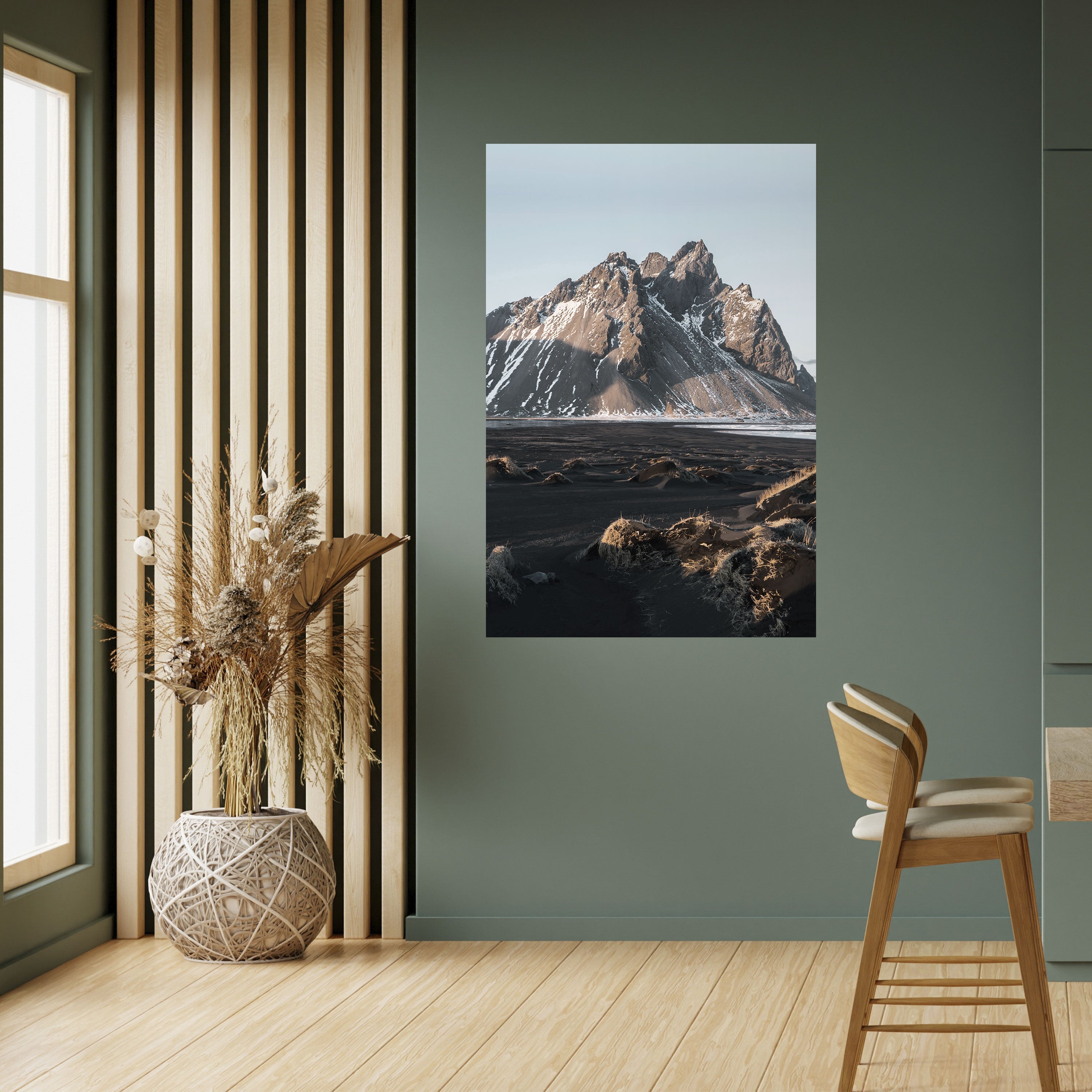 Affiche verticale autocollante ÉCHOS DE HAUTEURS INTEMPORELLES