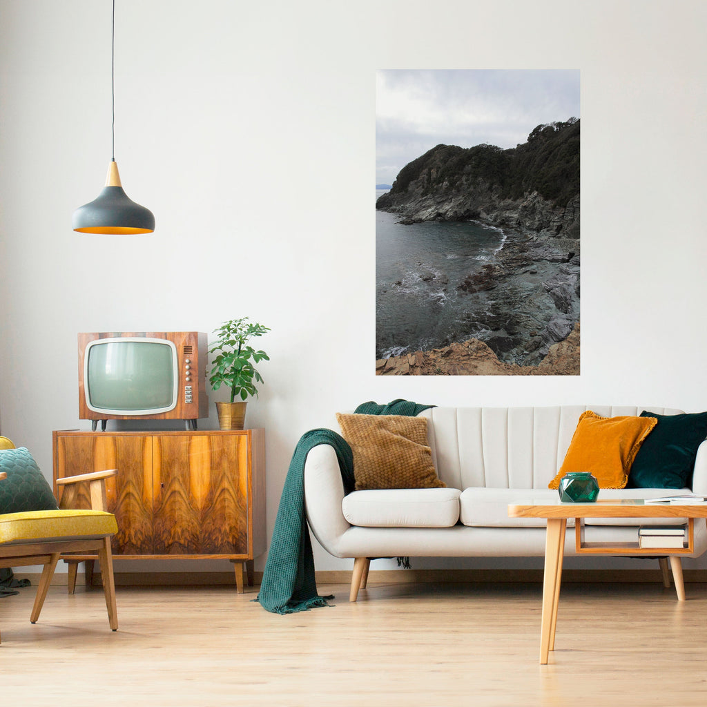 Affiche verticale autocollante « STONE MELODY AT SEA »