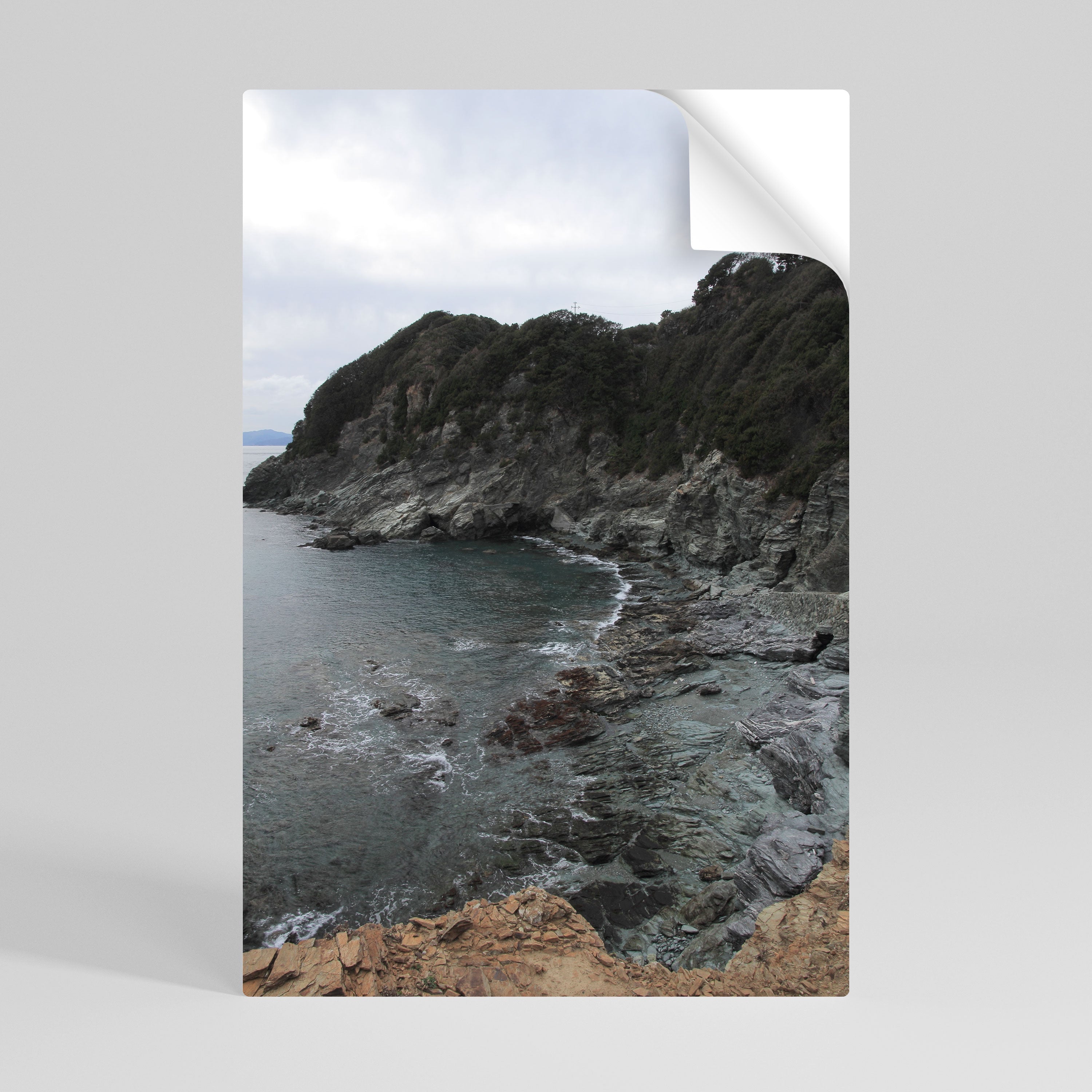 Affiche verticale autocollante « STONE MELODY AT SEA »