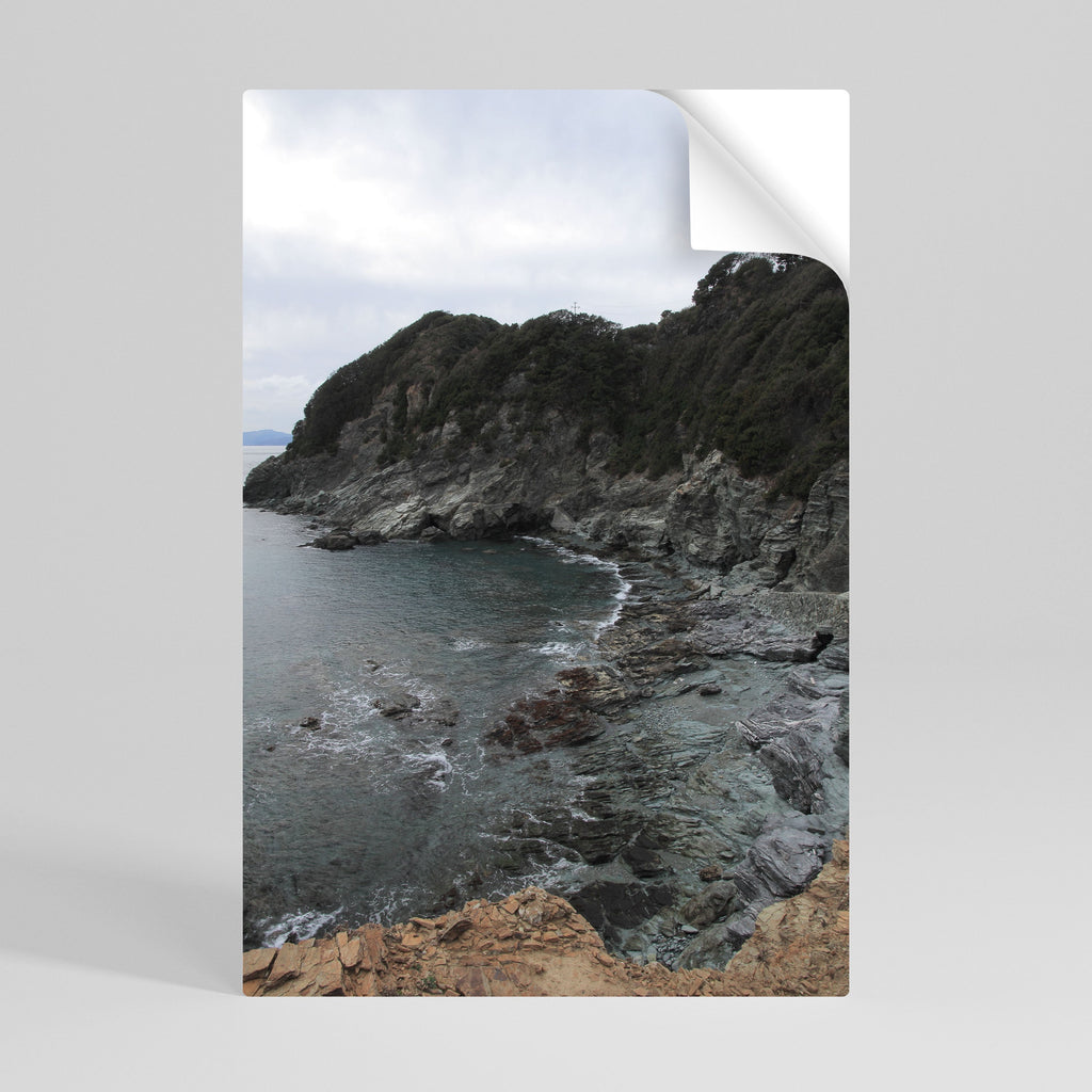 Affiche verticale autocollante « STONE MELODY AT SEA »