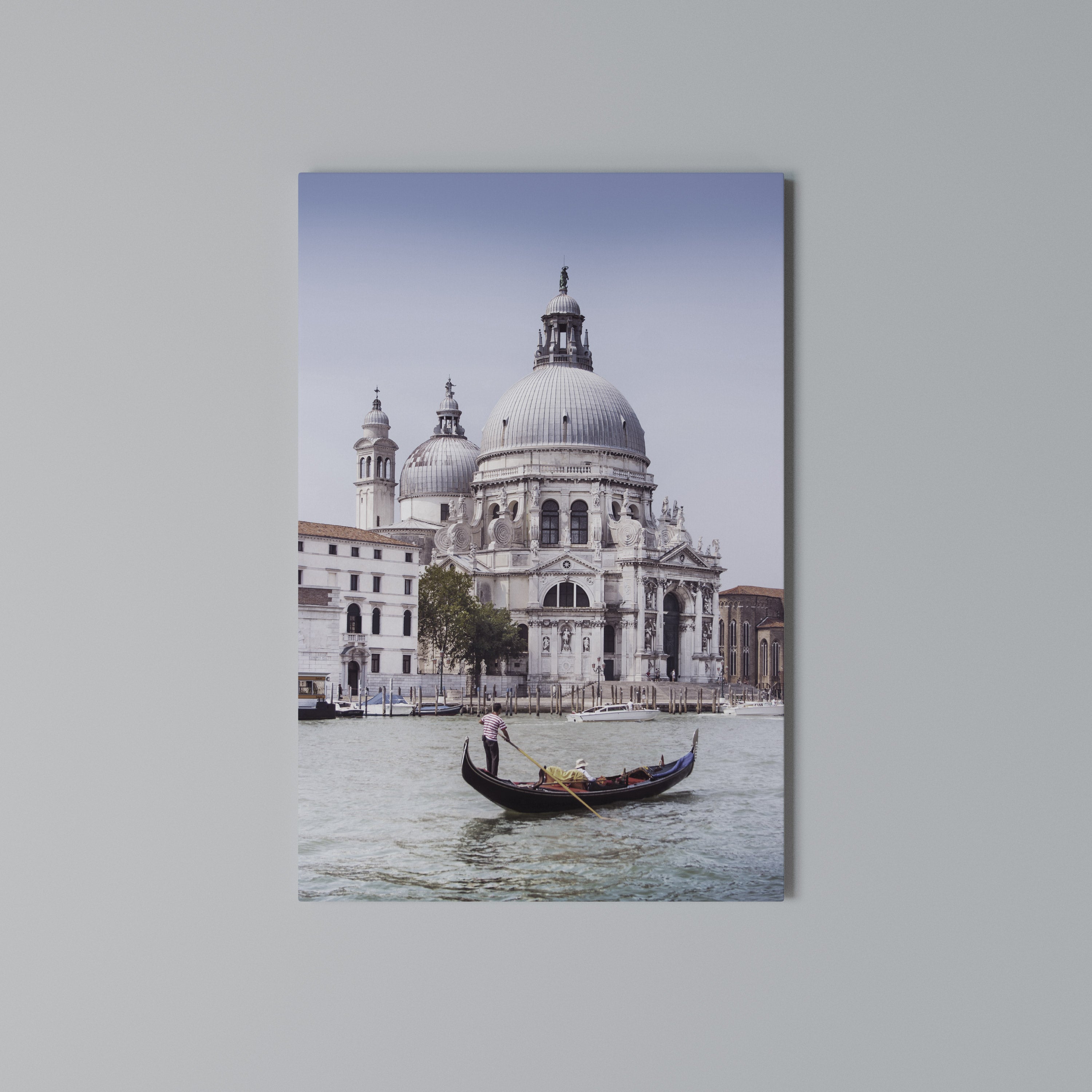 GONDOLA SERENADE Vertical Canvas Print