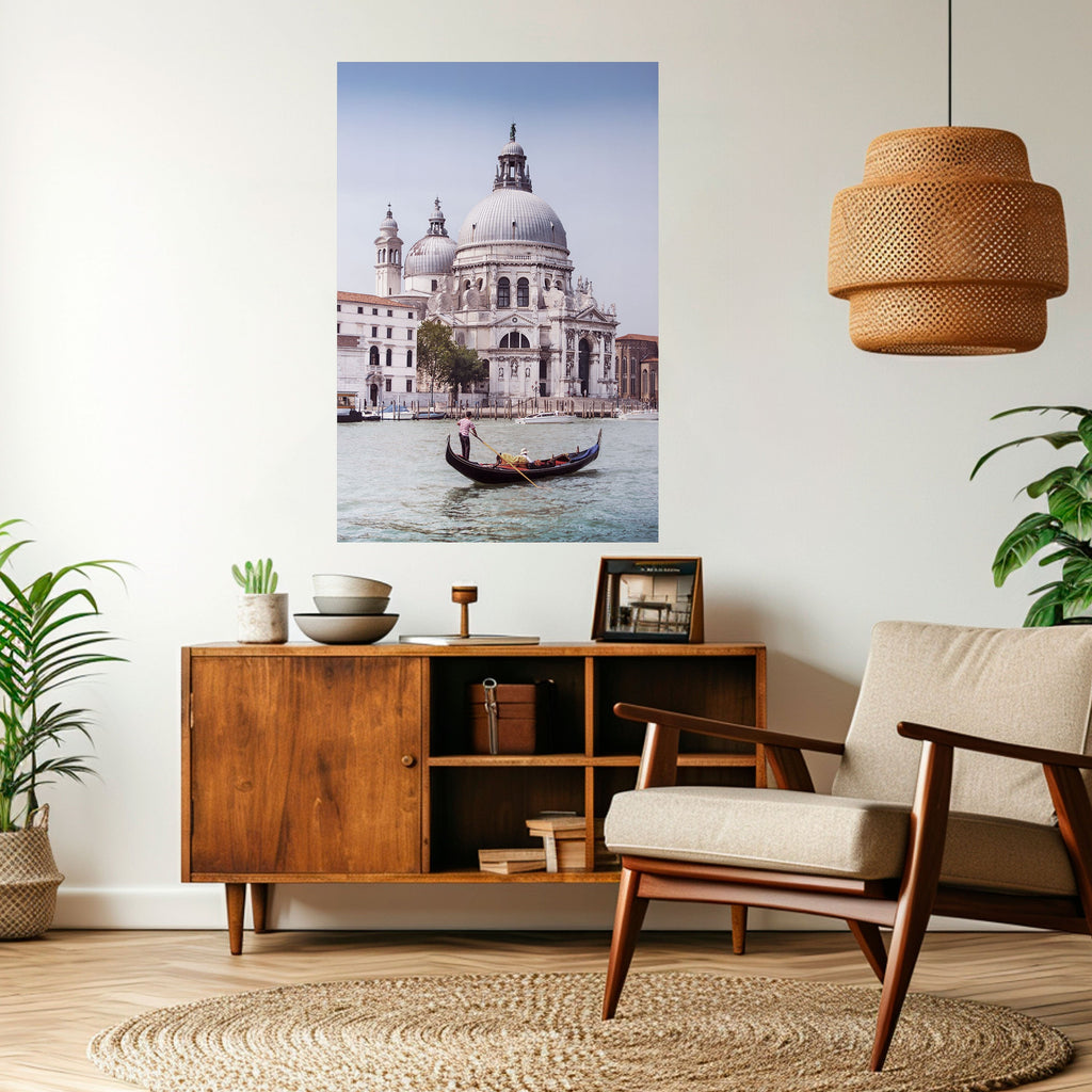 Affiche verticale autocollante GONDOLA SERENADE