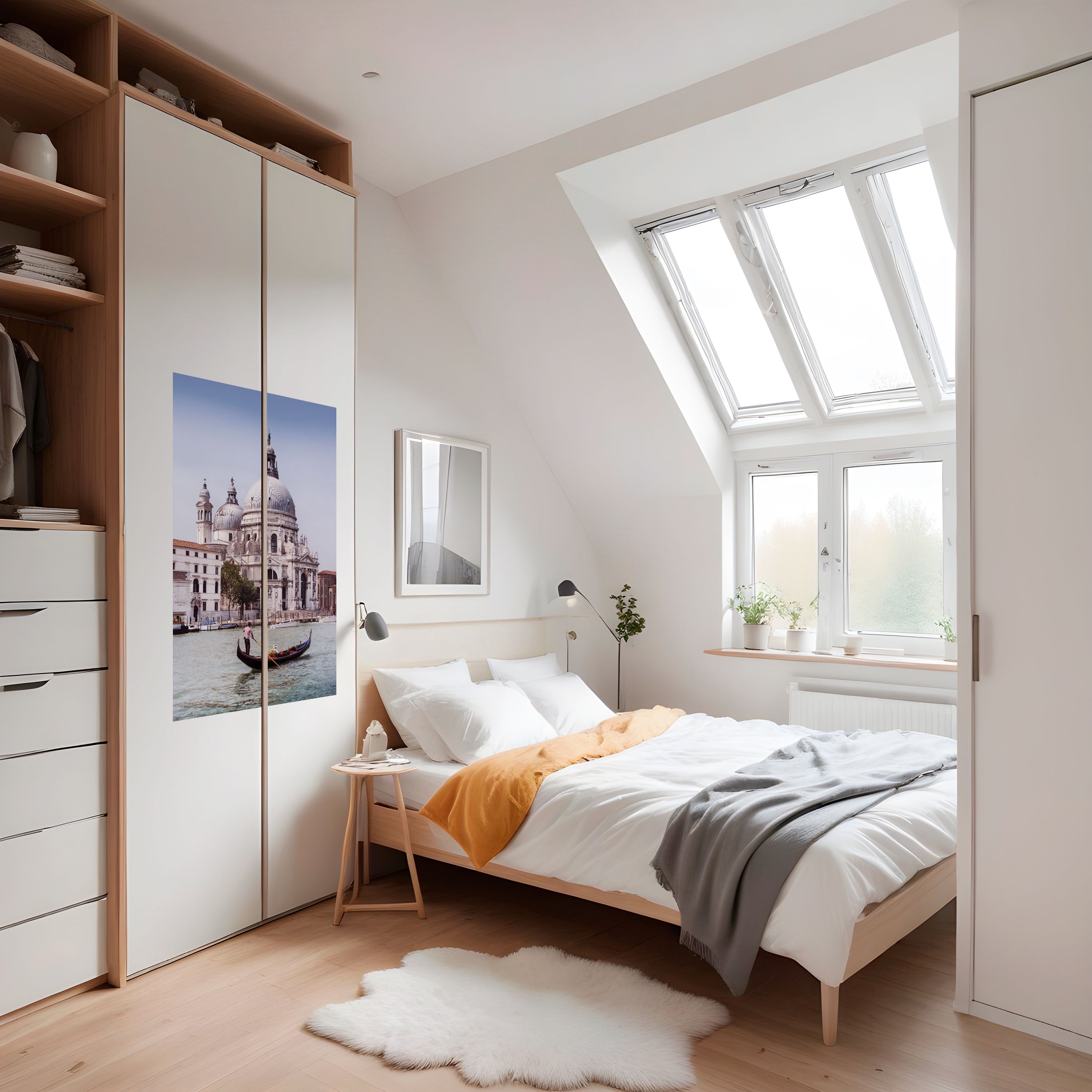 Affiche verticale autocollante GONDOLA SERENADE