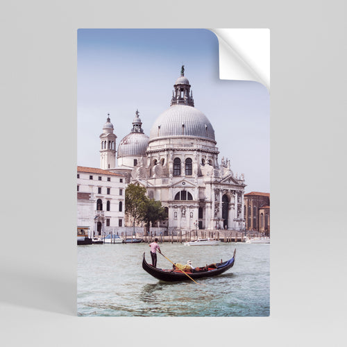GONDOLA SERENADE Peel and Stick Vertical Poster