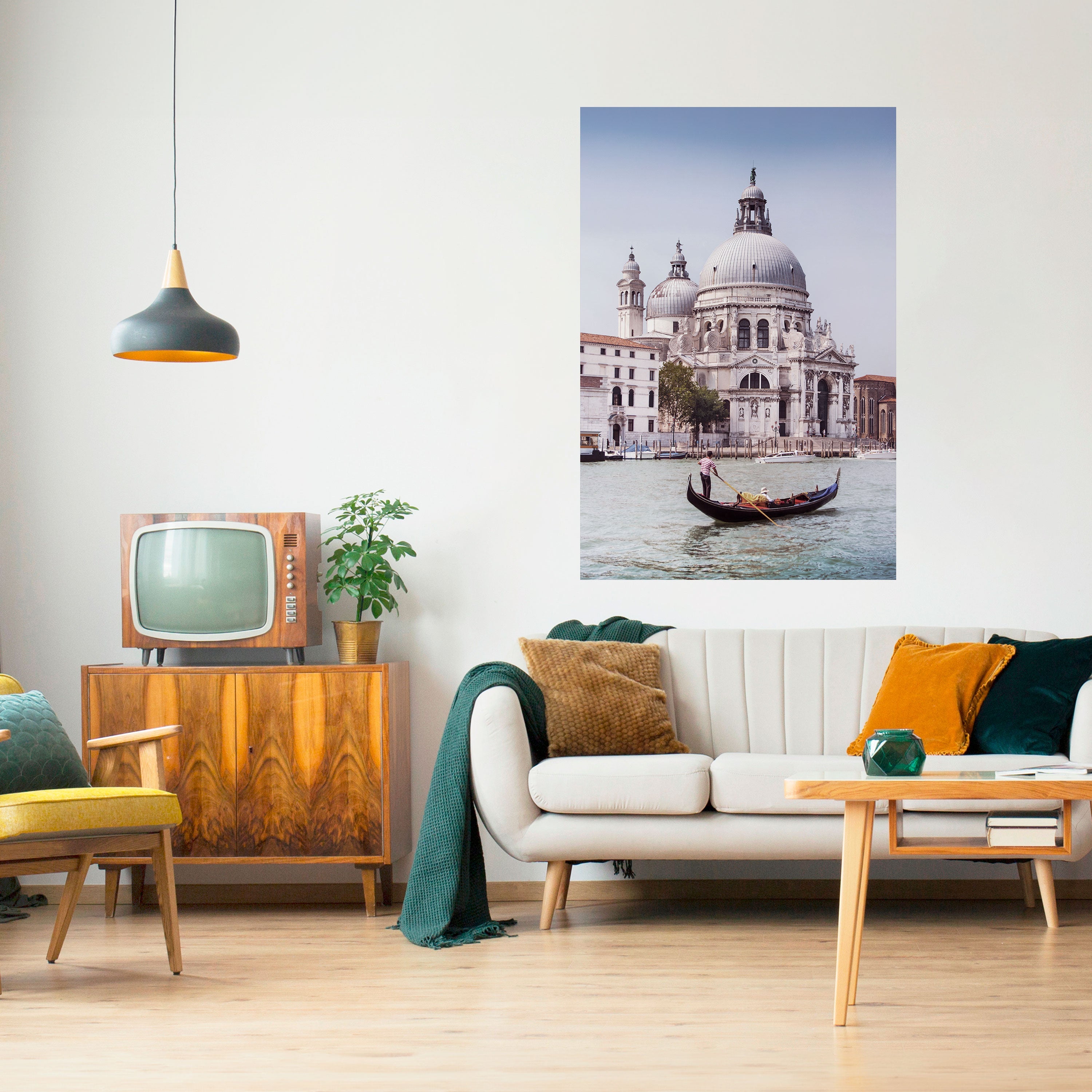 Affiche verticale autocollante GONDOLA SERENADE