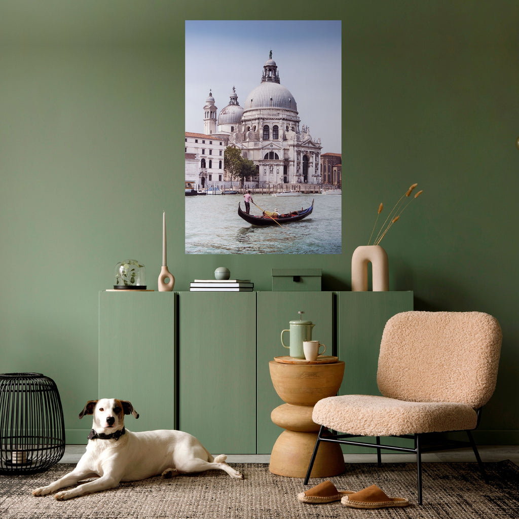 Affiche verticale autocollante GONDOLA SERENADE