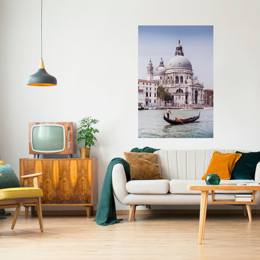 Affiche verticale autocollante GONDOLA SERENADE