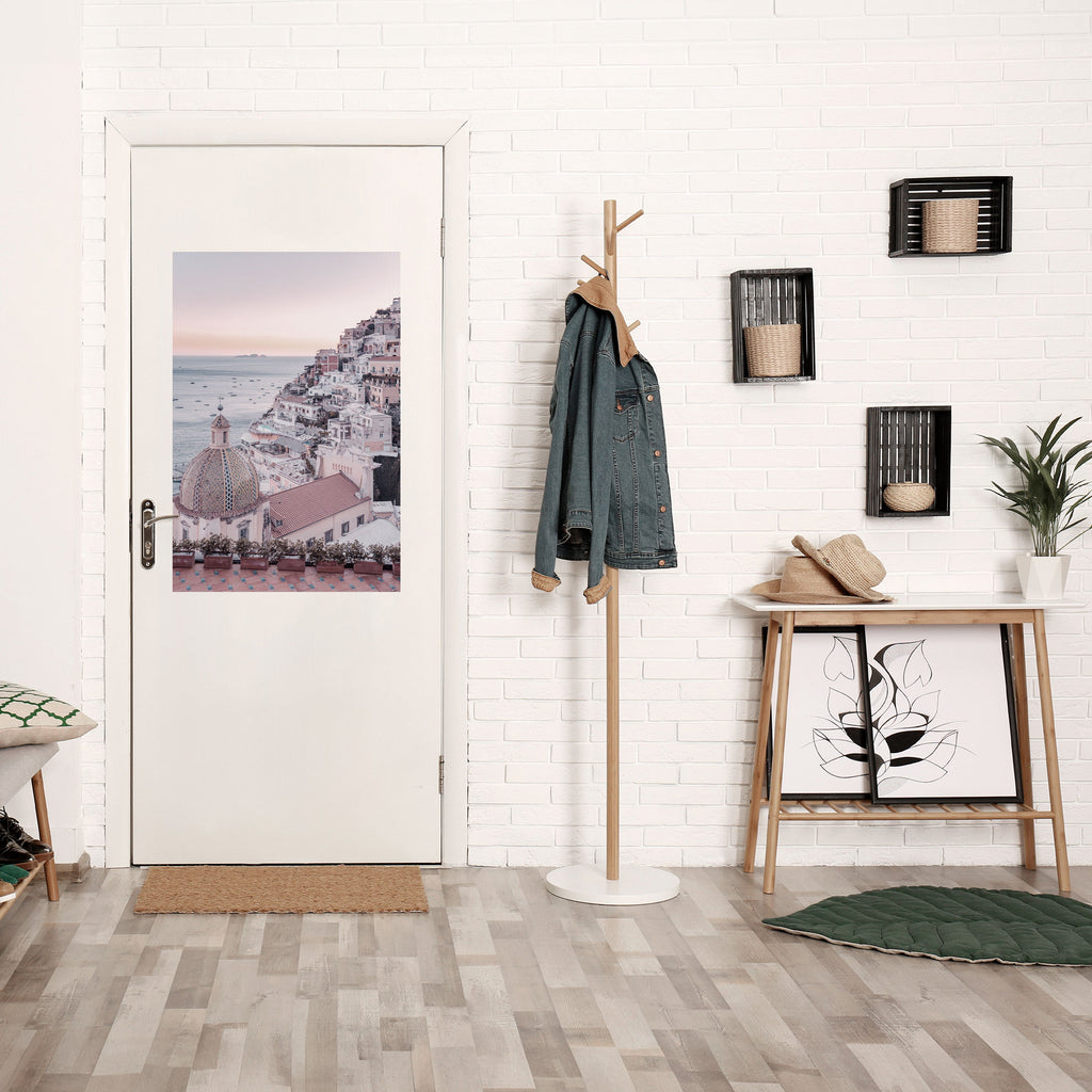 Affiche verticale autocollante « Paysage de rêve méditerranéen »