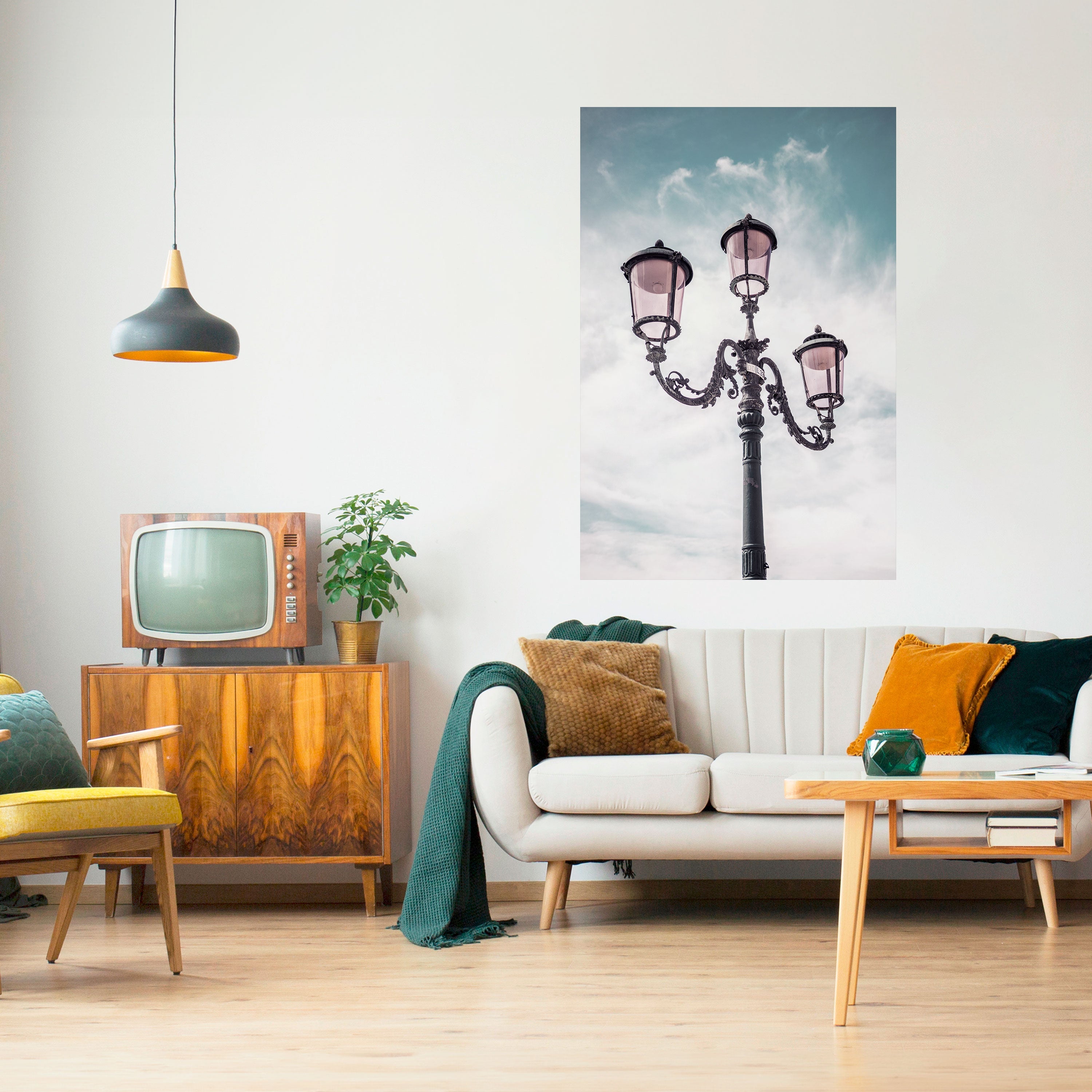 Affiche verticale autocollante WHISPERS OF LIGHT