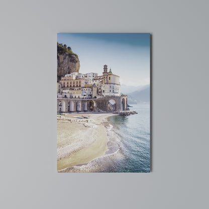 SEASIDE ARCHITECTURAL FANTASY Vertical Canvas Print