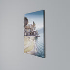 SEASIDE ARCHITECTURAL FANTASY Vertical Canvas Print