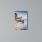 SEASIDE ARCHITECTURAL FANTASY Vertical Canvas Print