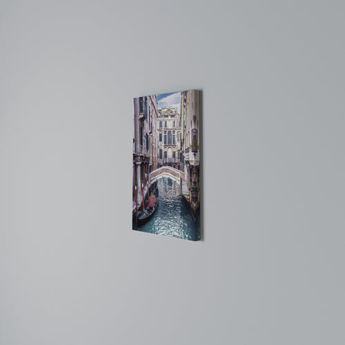 GONDOLA GLIDE Vertical Canvas Print