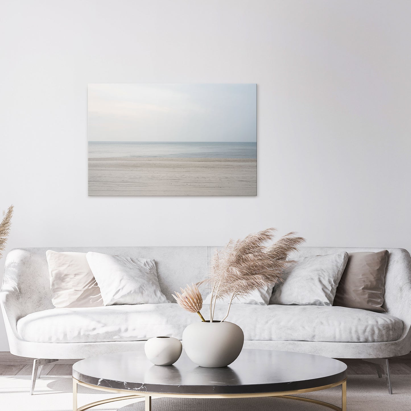 MISTY SEAS OF CALM Horizontal Canvas Print