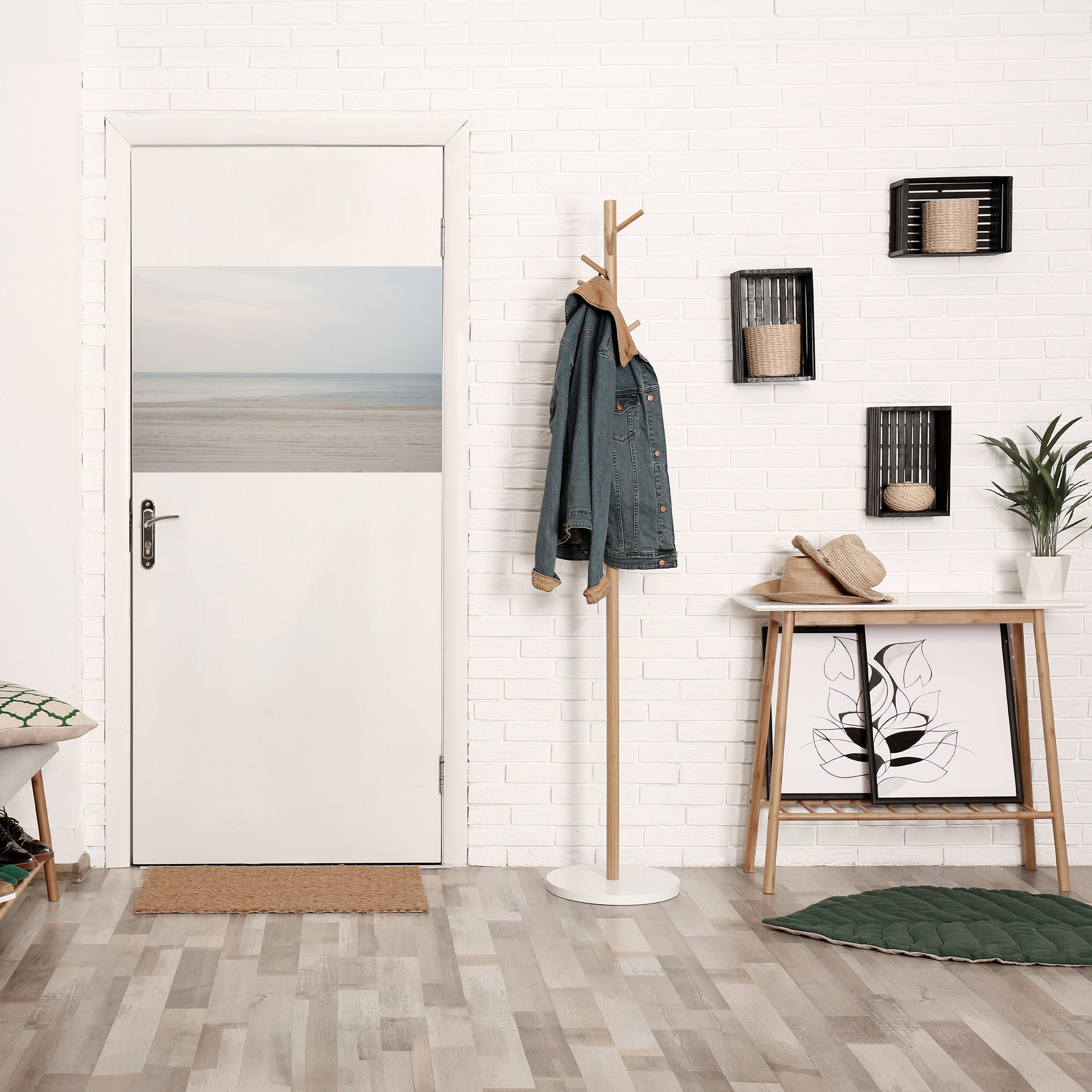 Affiche horizontale autocollante « MERS BRUMEUSES DE CALME »