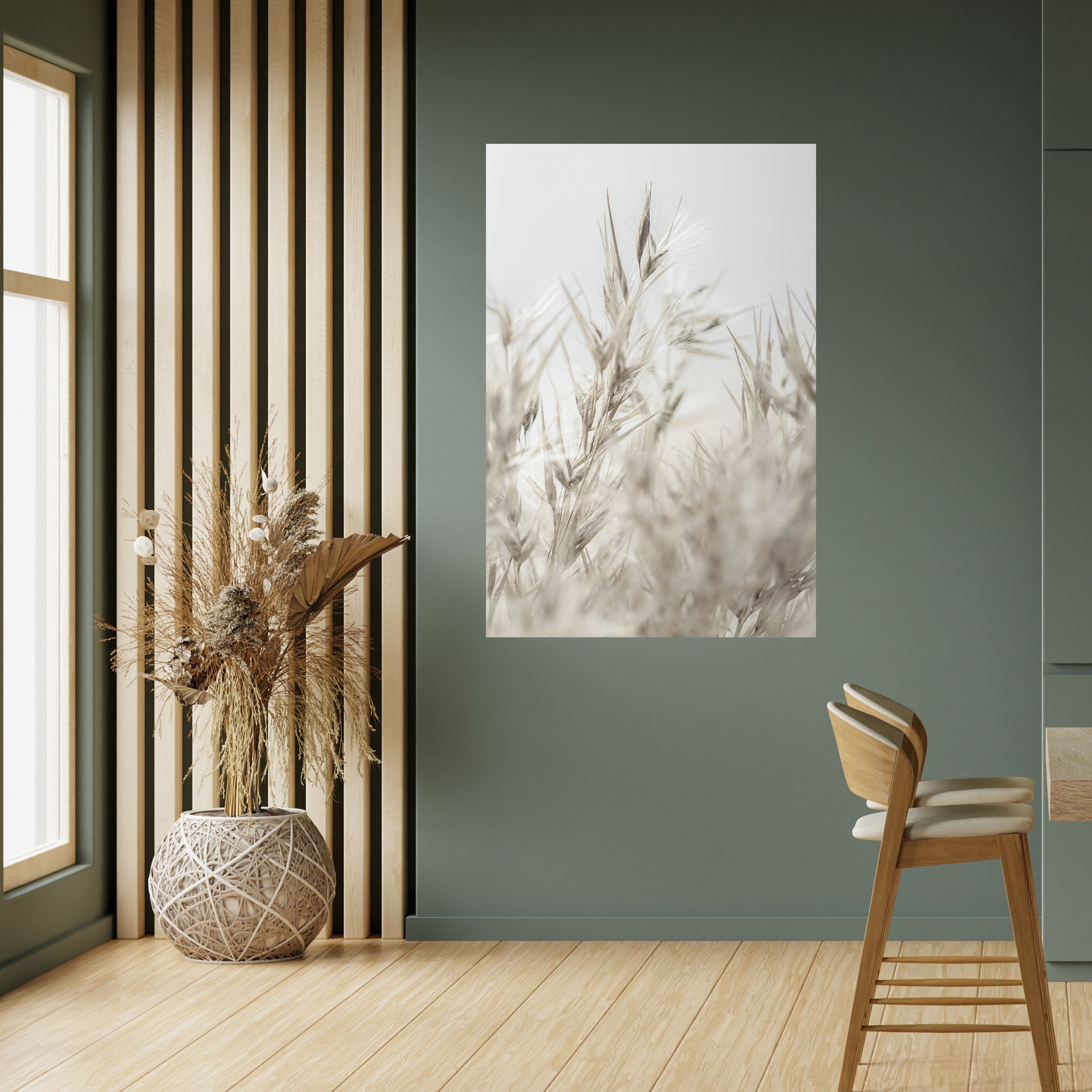 Affiche verticale autocollante « TRANQUIL GRASSES »